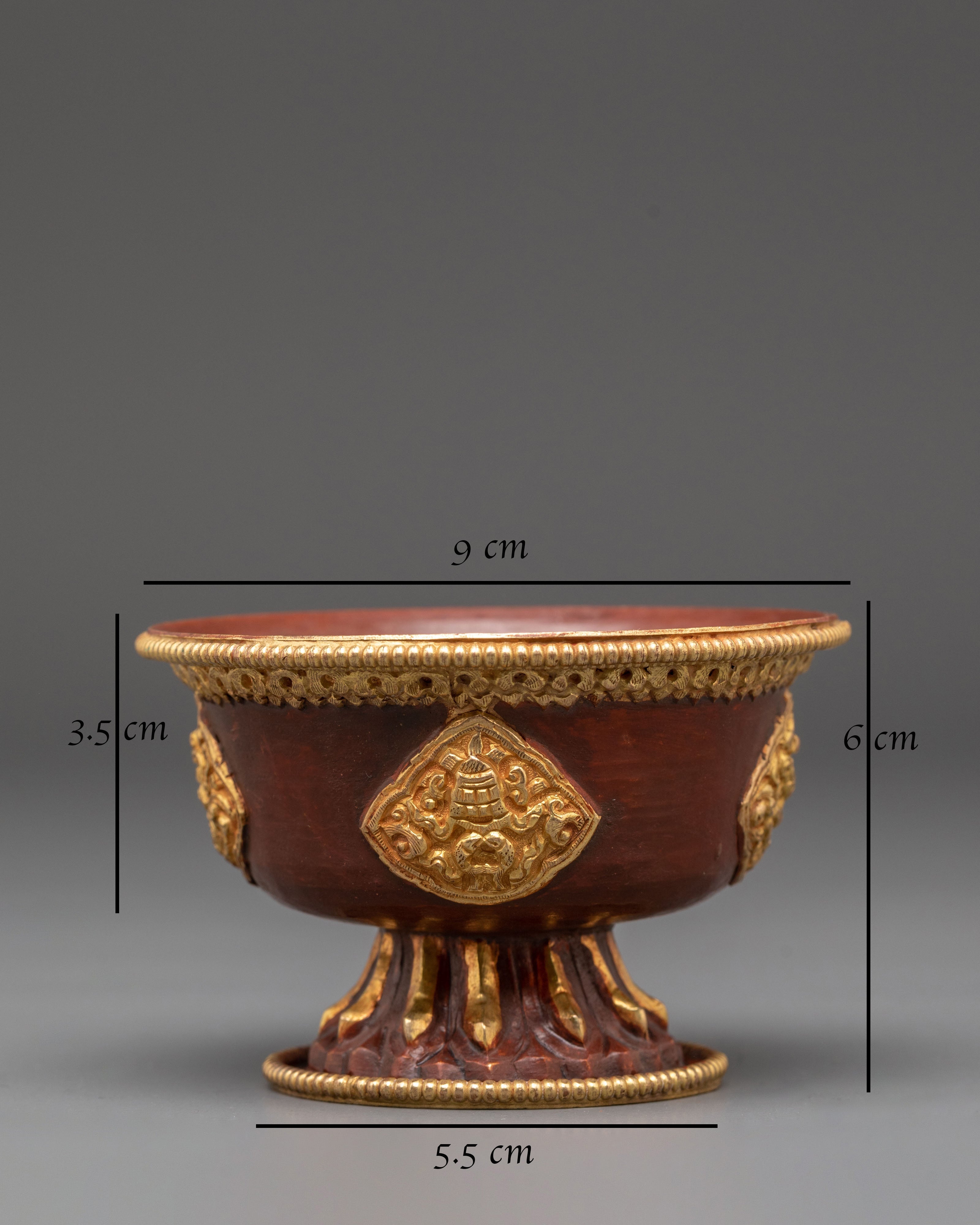 Spiritual Altar Offering Set | Tibetan Buddhist Water Offering Bowls