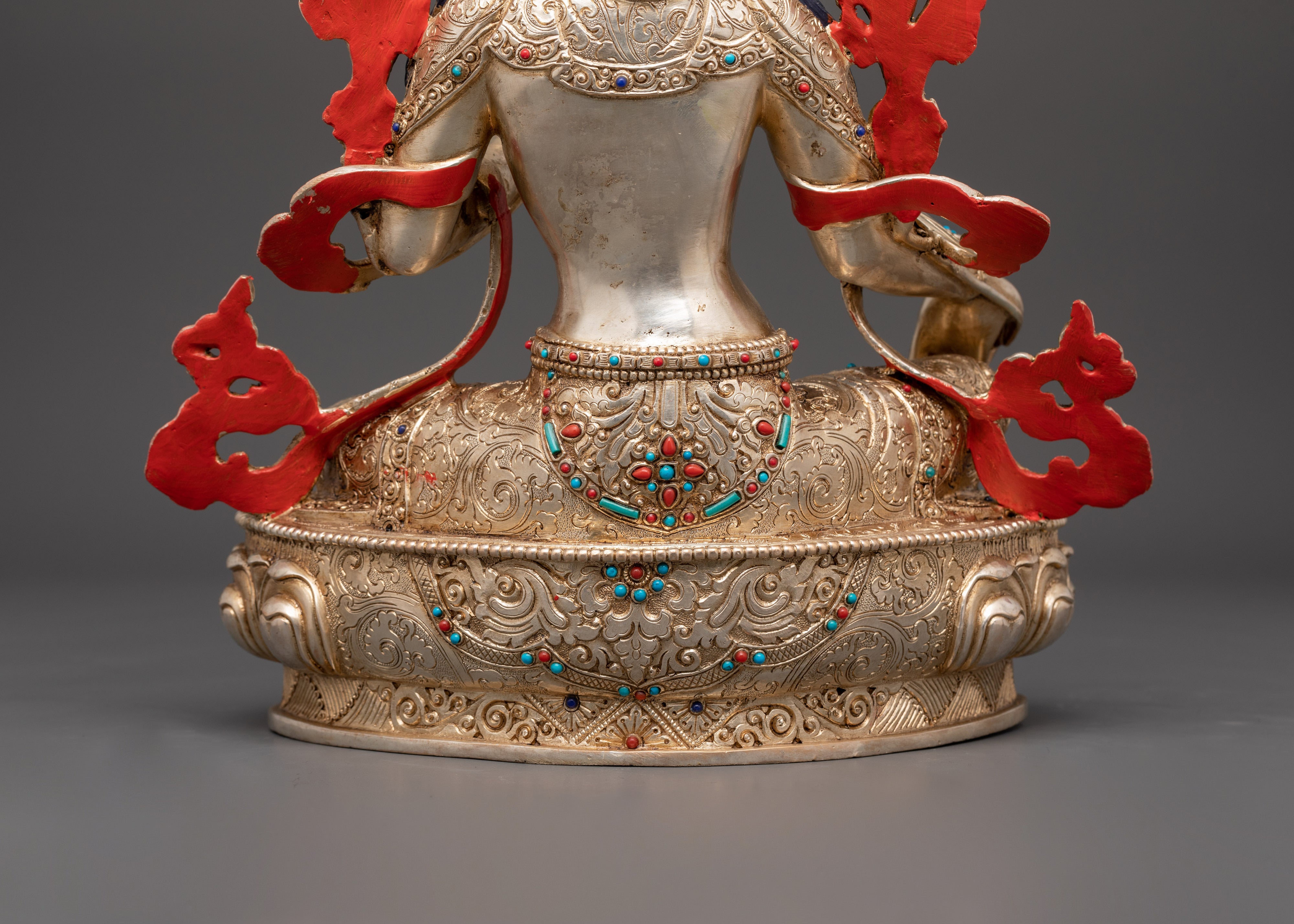 Sacred Green Tara Sculpture for Healing | Buddhist Goddess
