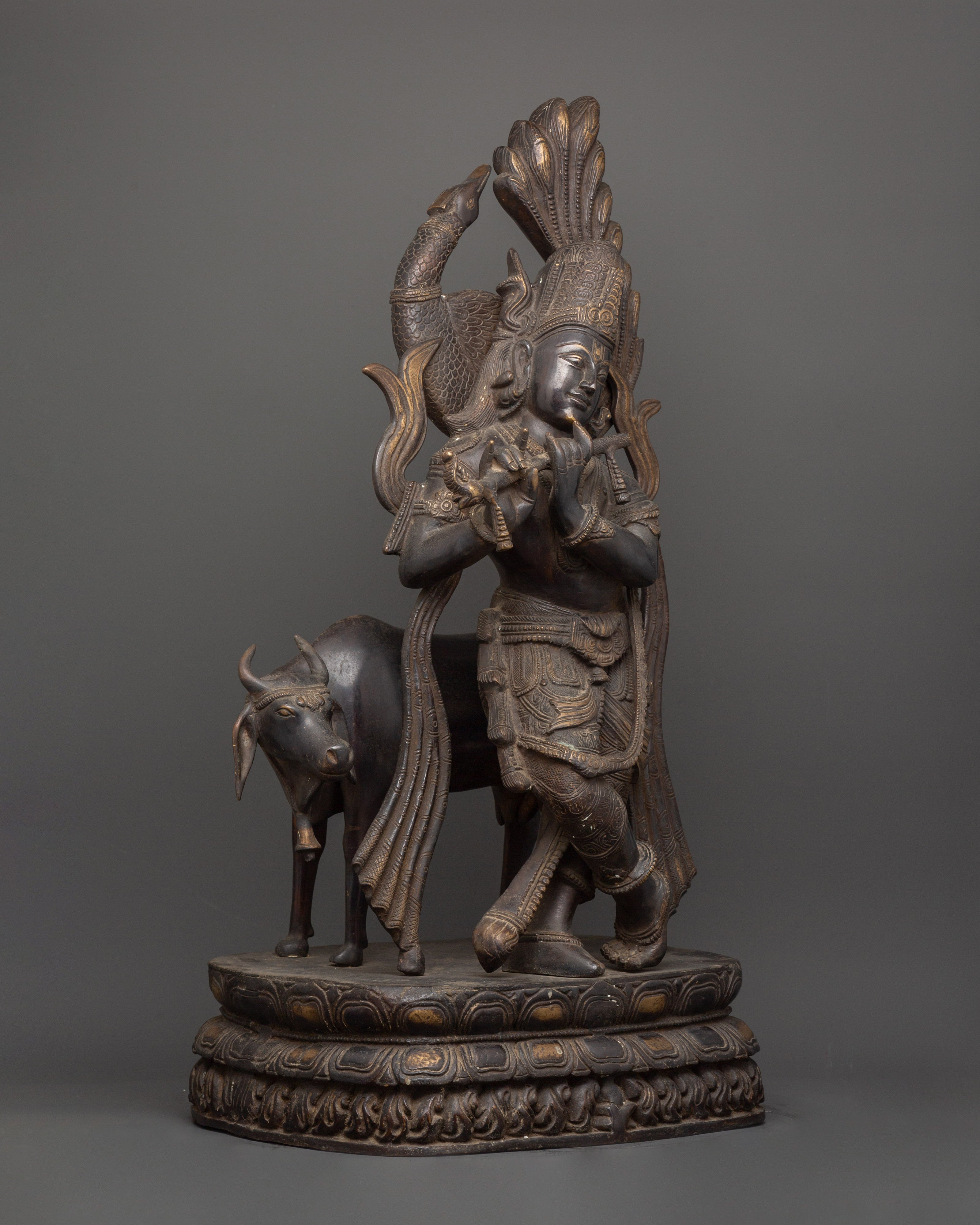 Krishna Statue | Handcrafted Brass Divine Sculpture