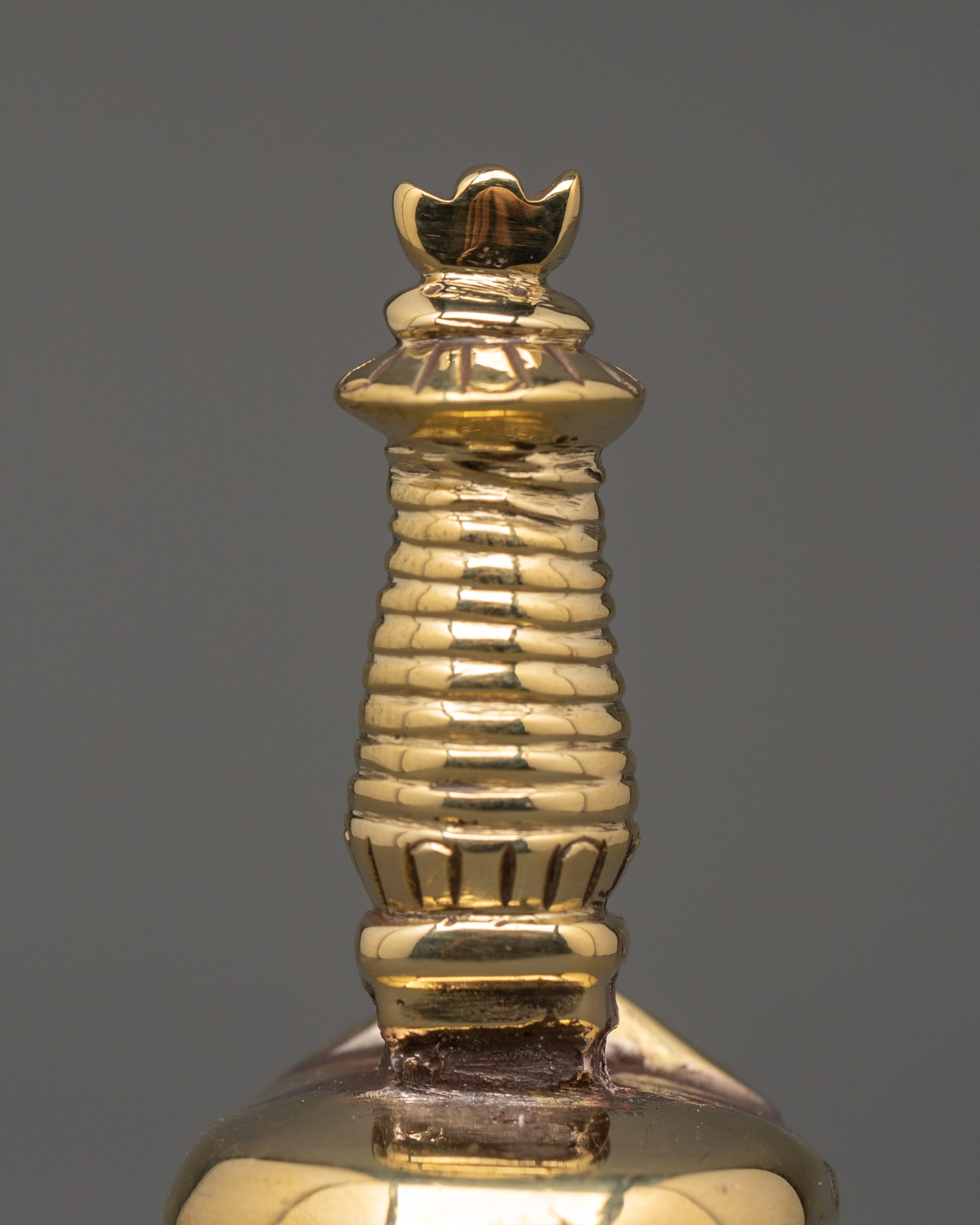 Brass Body Enlightenment Stupa | Sacred Symbol of Awakening