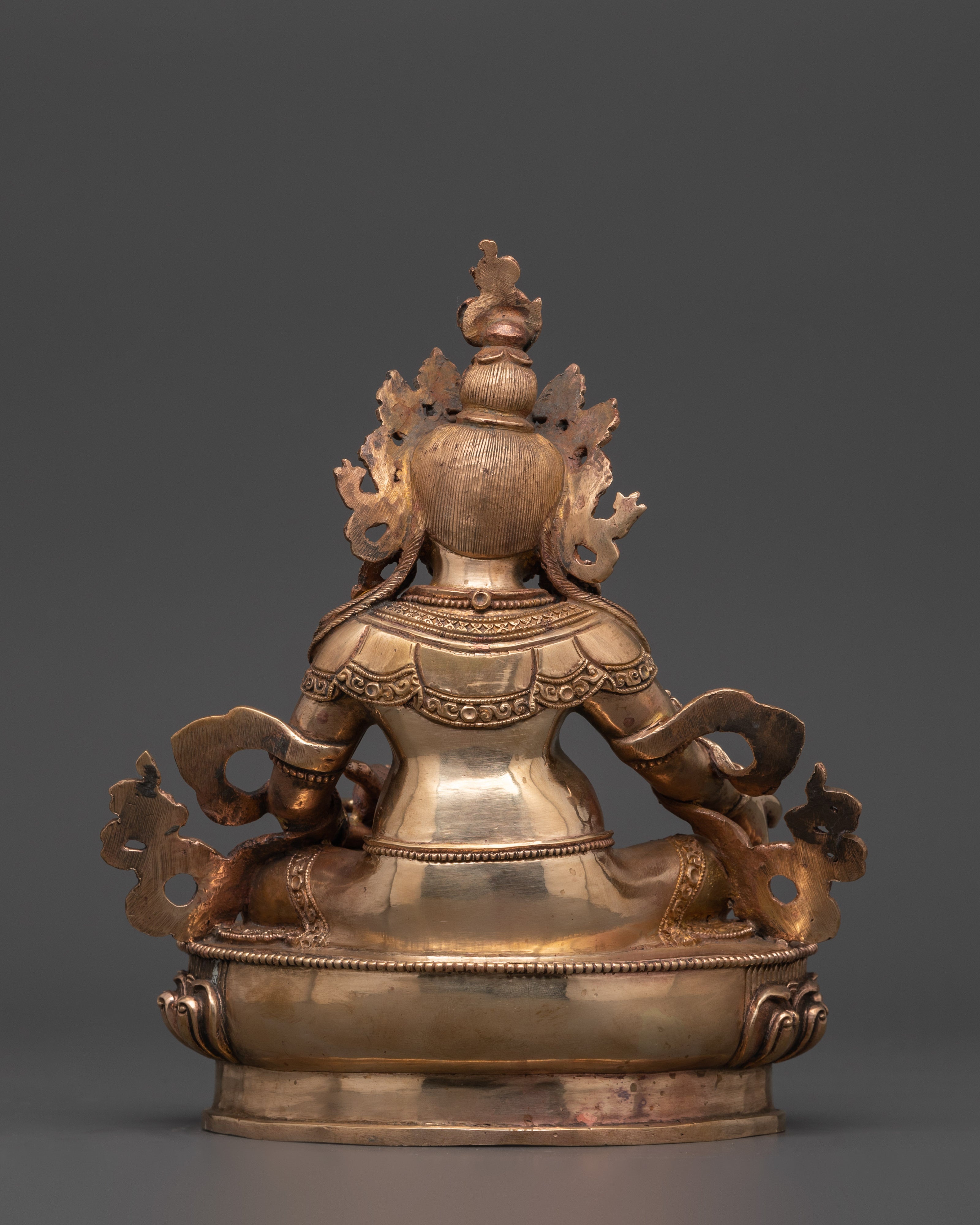 Dzambala Buddhist Wealth Deity Statue | Buddhist Decor for Abundance Rituals