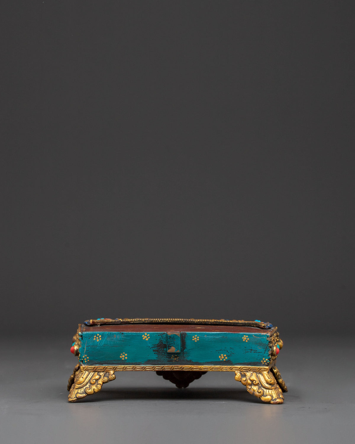 Himalayan Buddhist Throne | Sacred Seat for Deity Statues and Altar