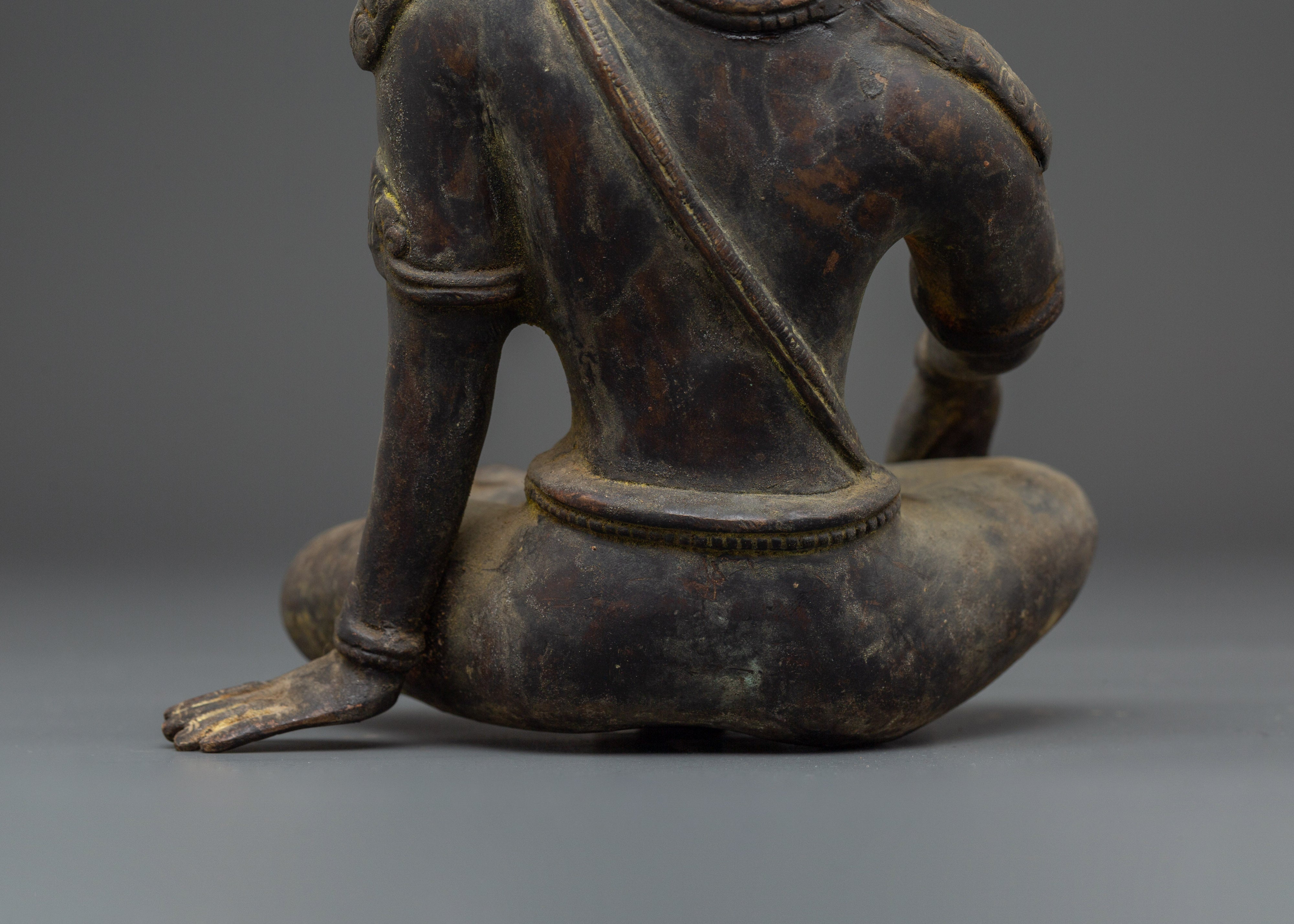 Indra Copper Statue | Antique Finish Statue