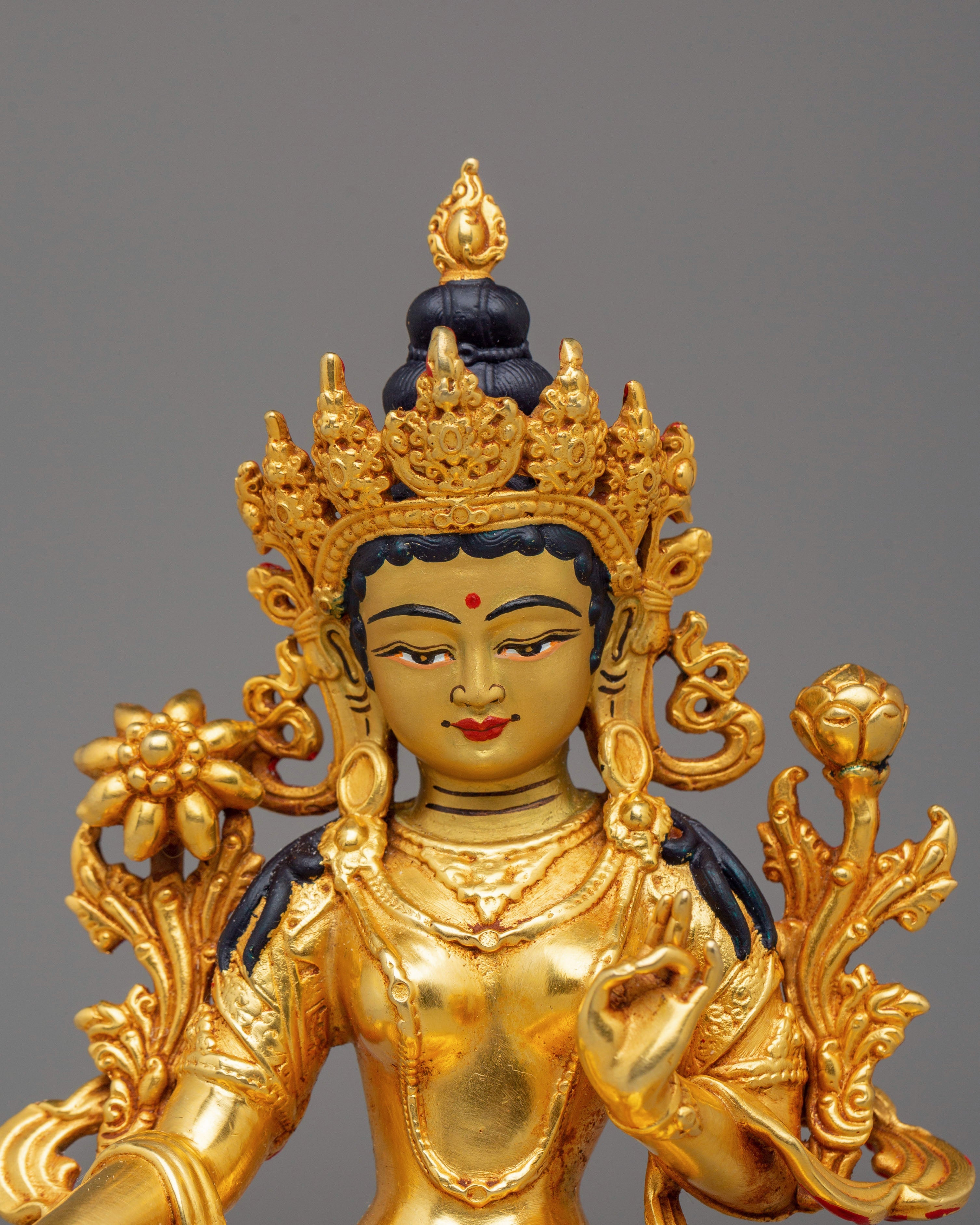 Green Tara Statue | The Female Bodhisattva