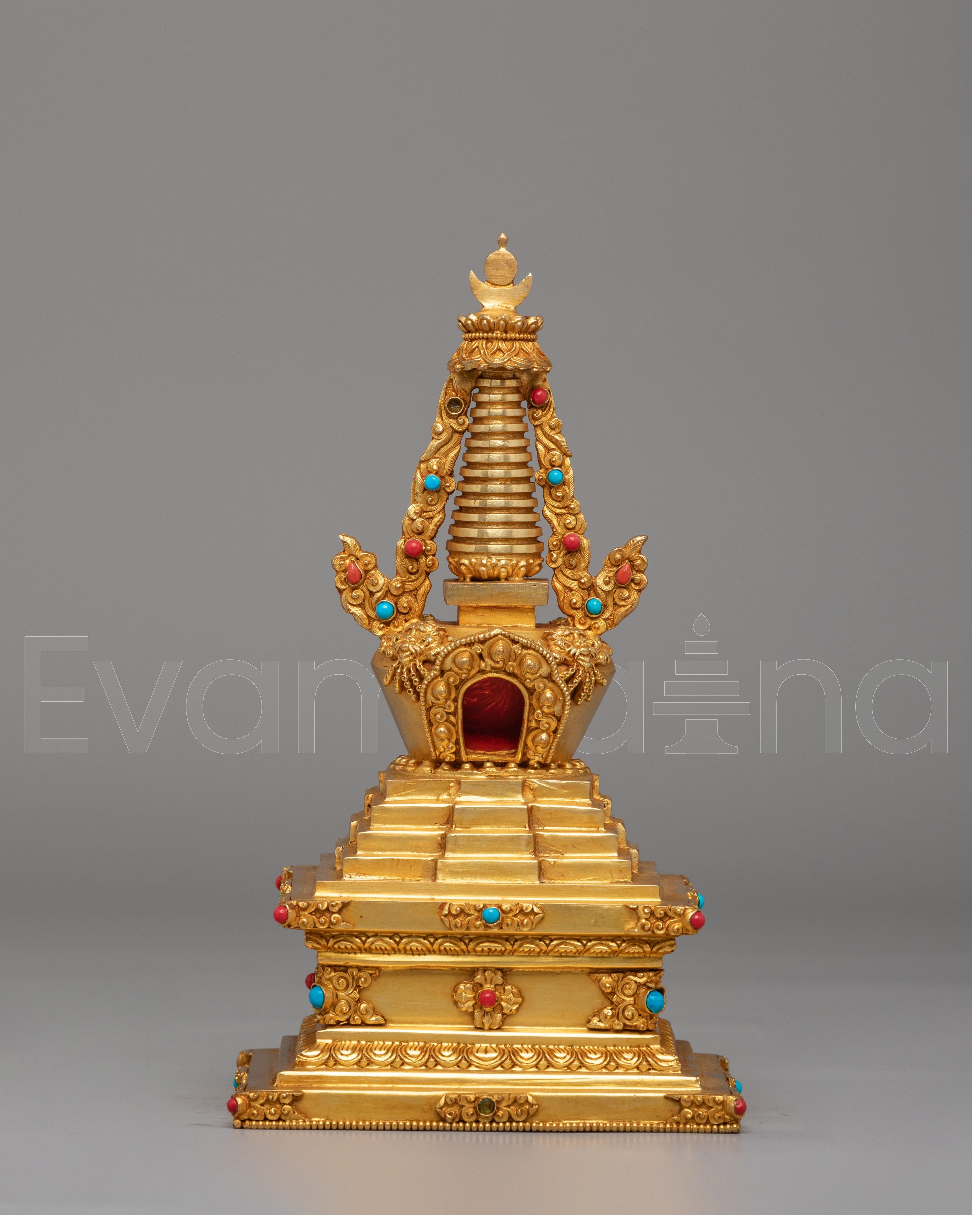Vajrayana Altar Great Miracles Stupa