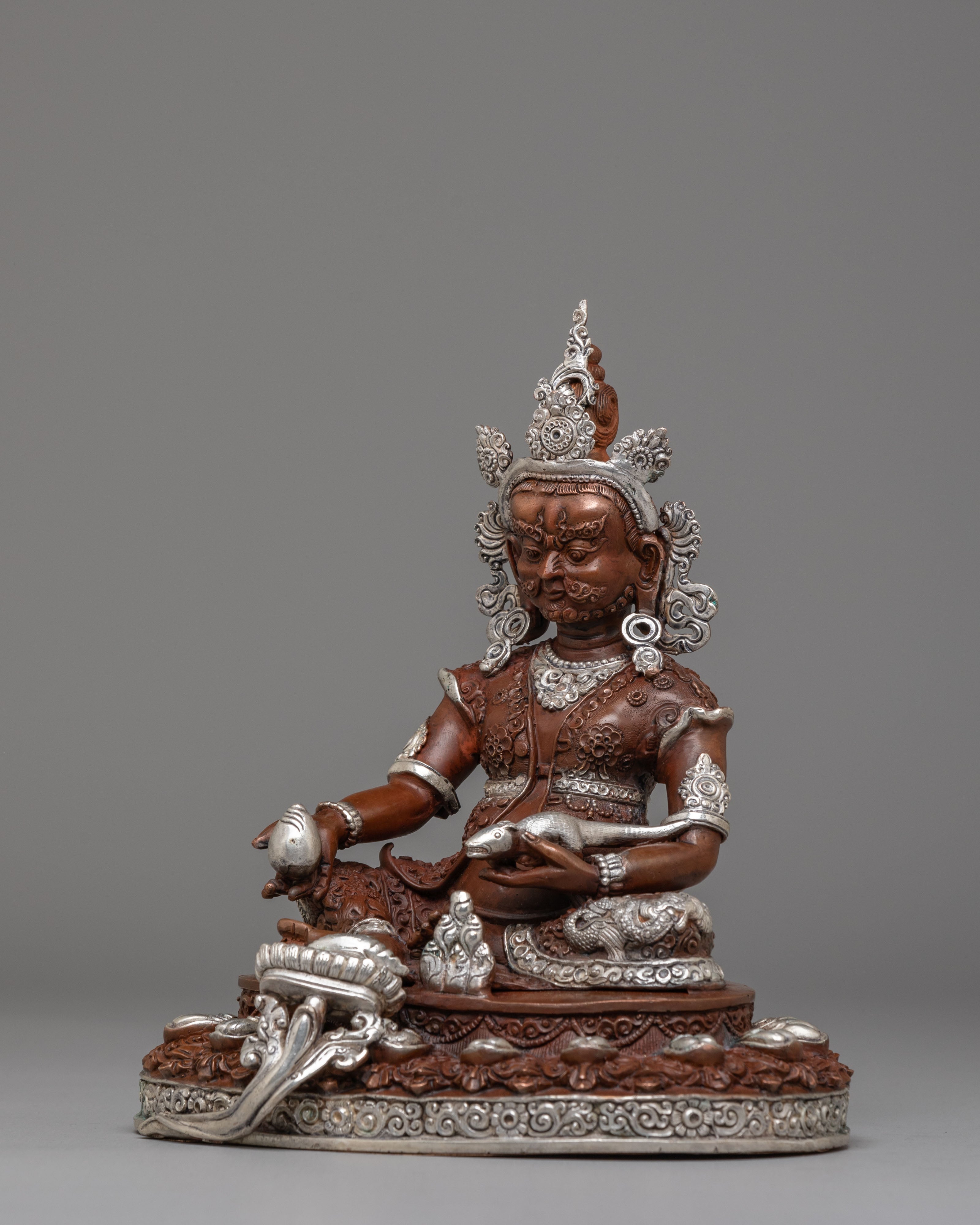 Machine Made Dzambhala Figurine | Ideal for Rituals and Meditation