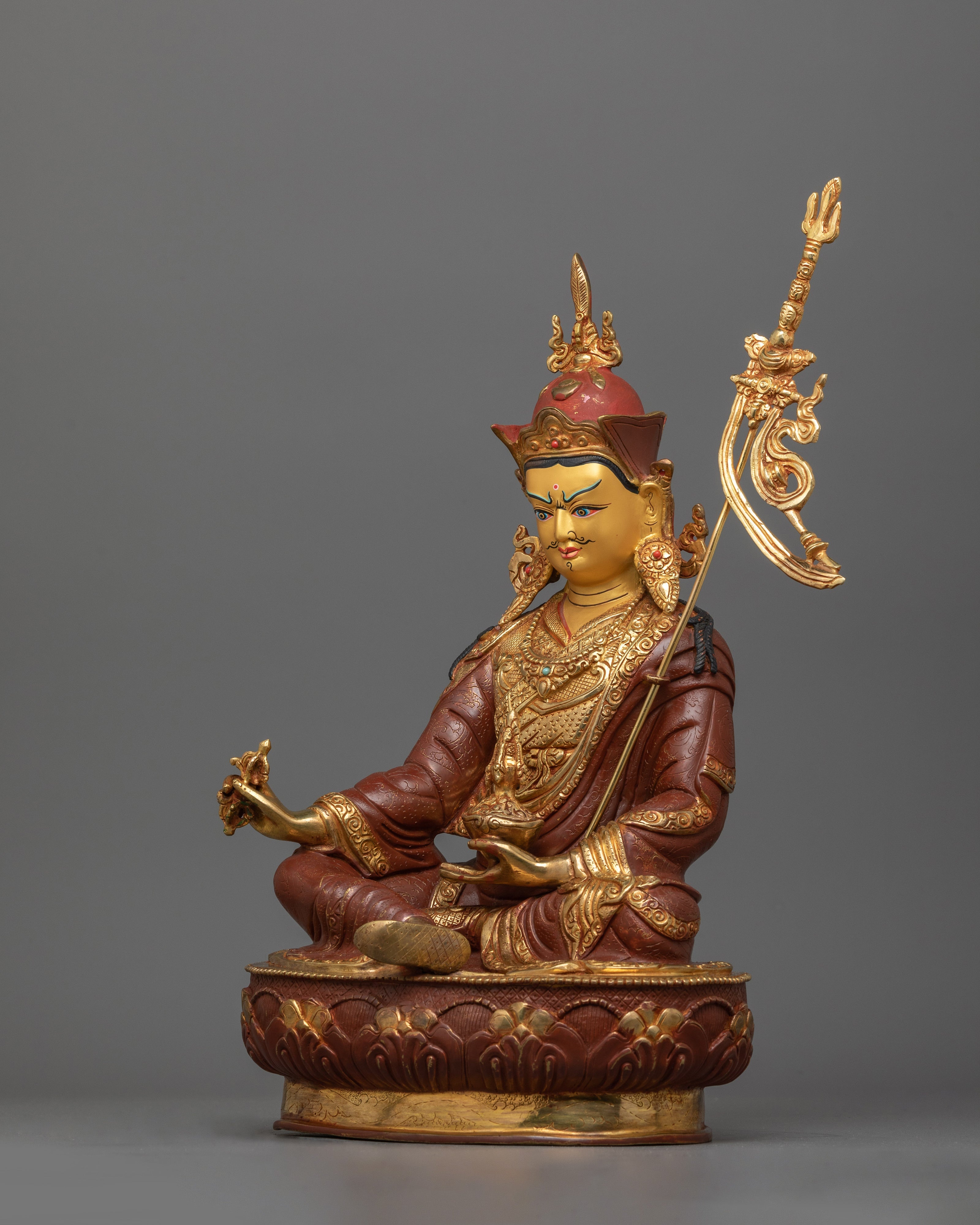 Rinpoche Guru Padmasambhava Statue for Shrine | Precious Lotus Born Master