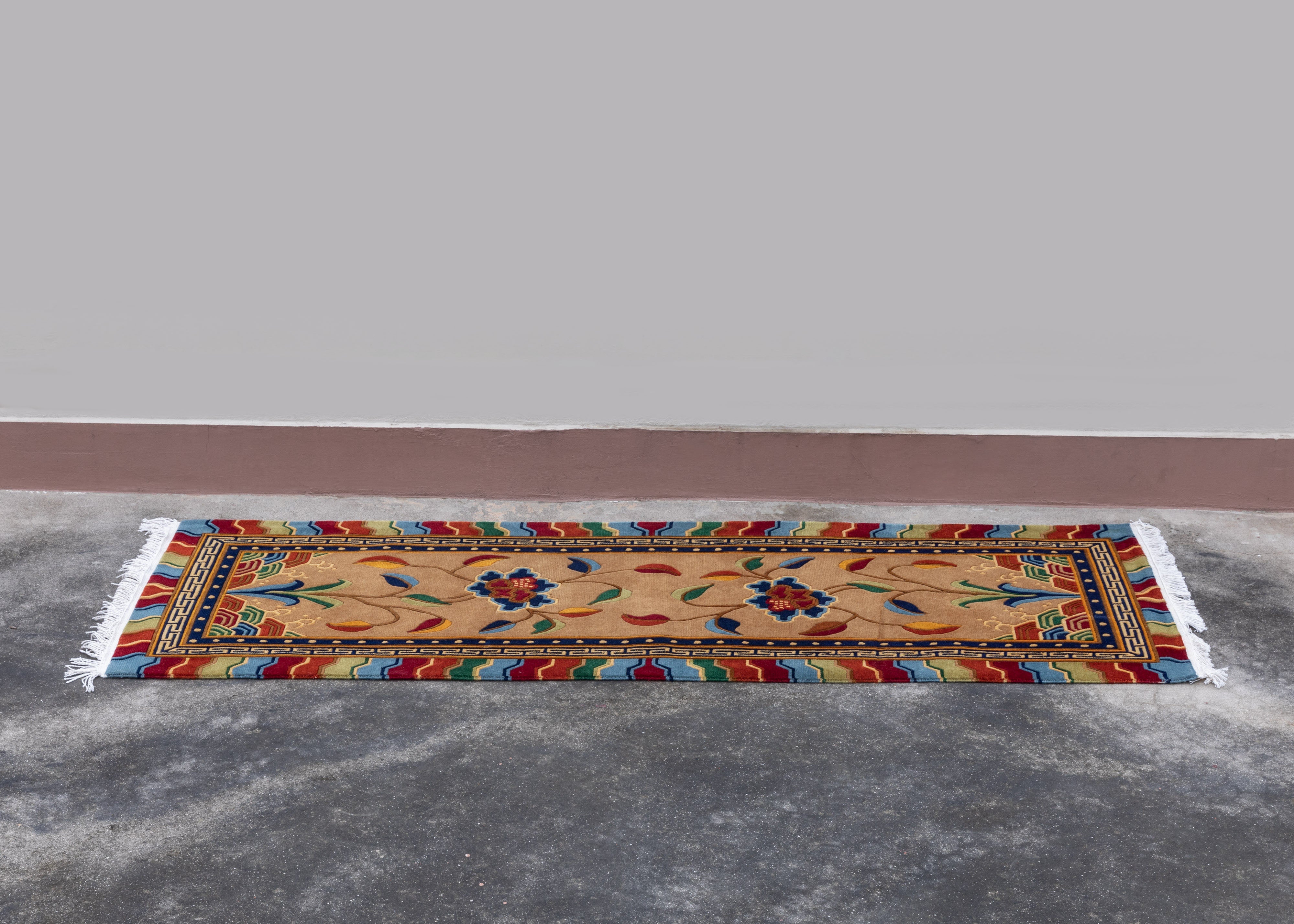 Tibetan Wool Carpet | Handwoven Himalayan Carpet