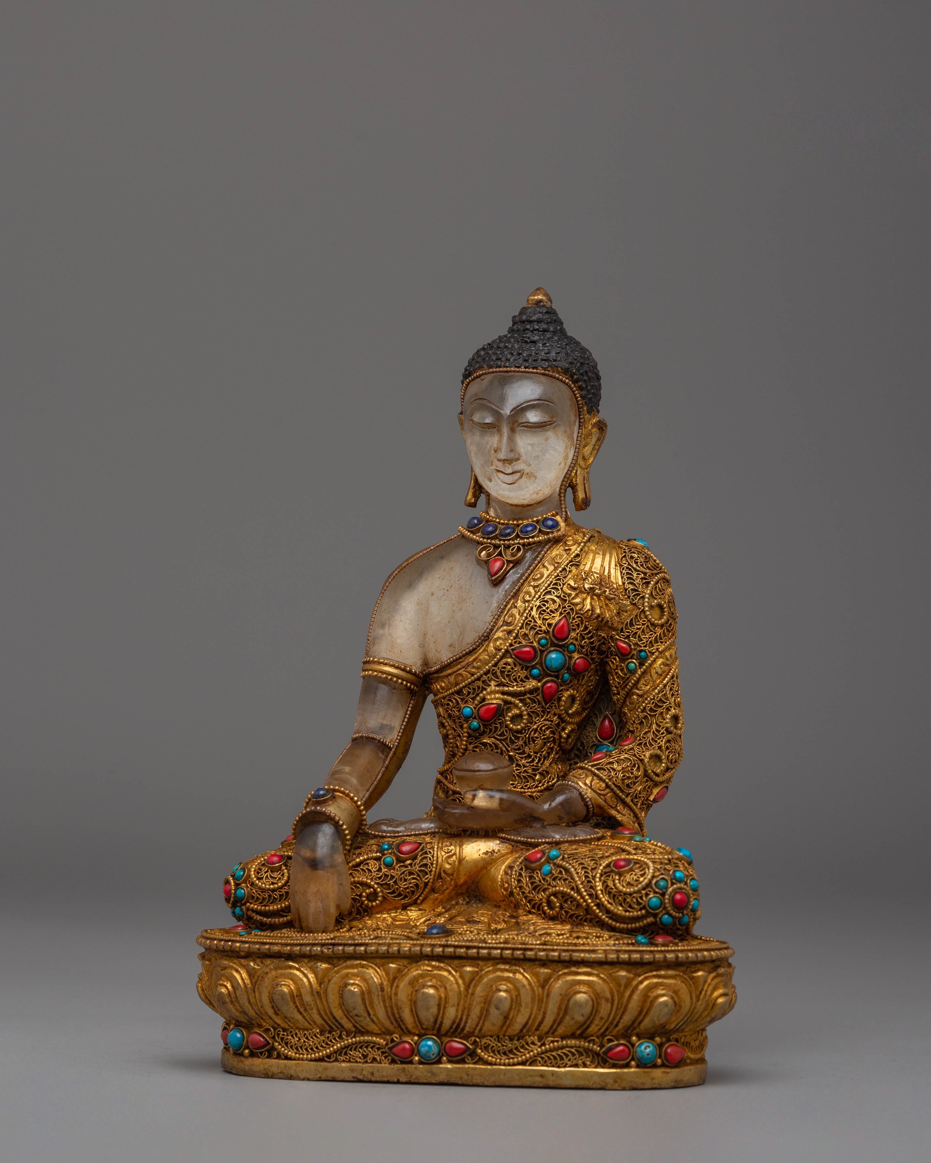 Handmade Shakyamuni Buddha Sacred Altar Statue | Himalayan Buddhist Art