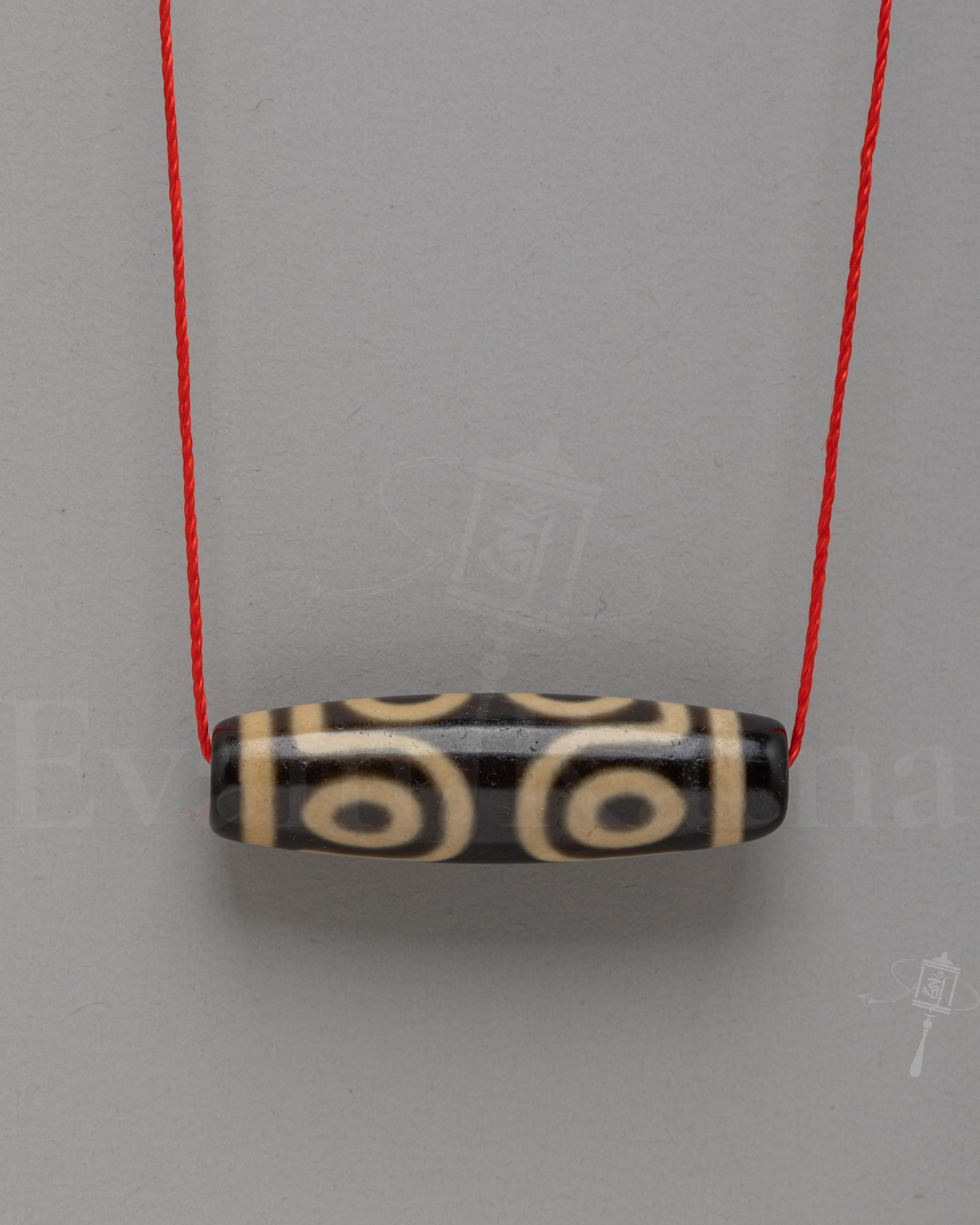 Traditional Buddhist Beads Locket | Agate Dzi Beads Spiritual Jewelry