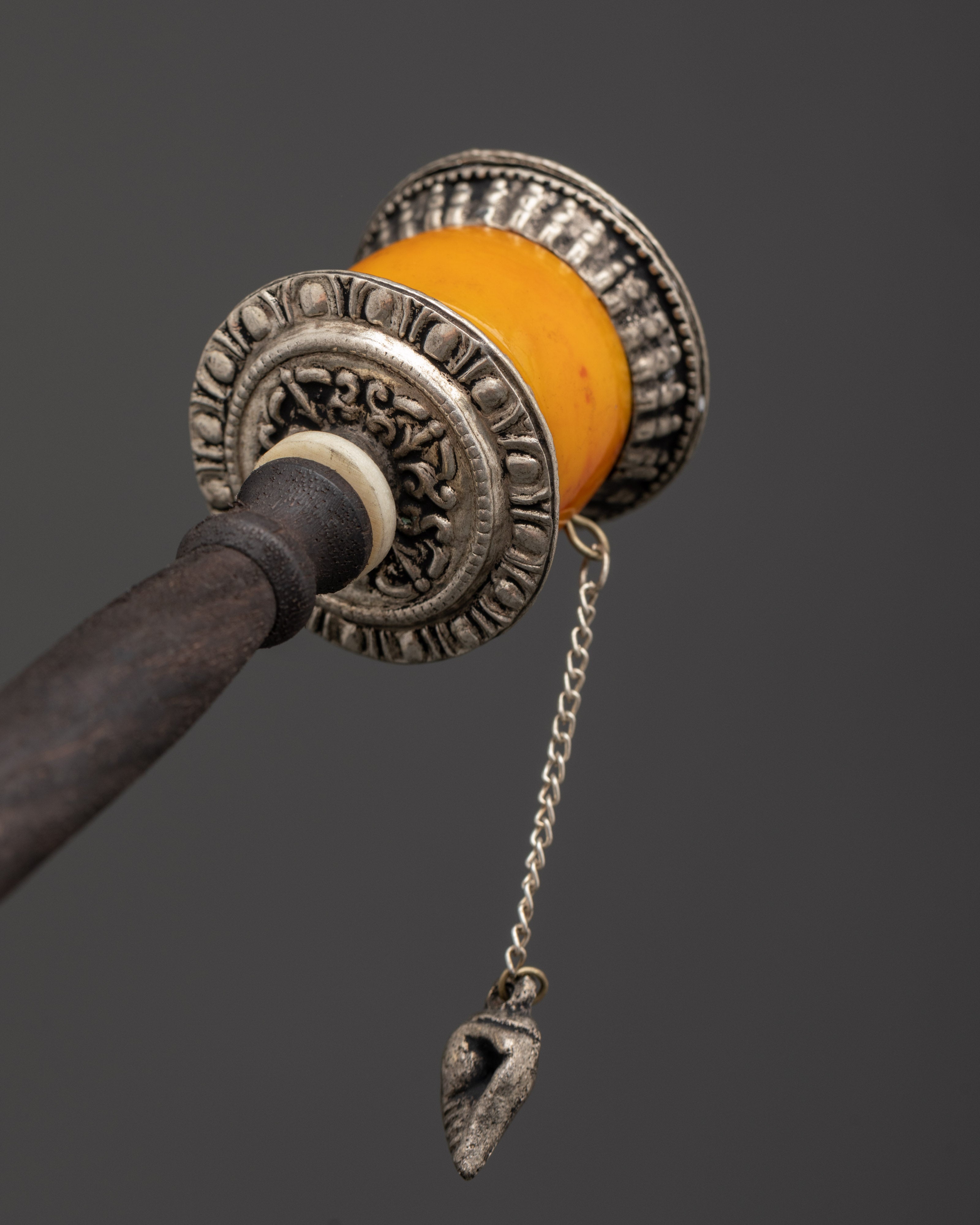 Handcrafted Tibetan Mantra Spinner | Tibetan Buddhist Spiritual Prayer Wheel
