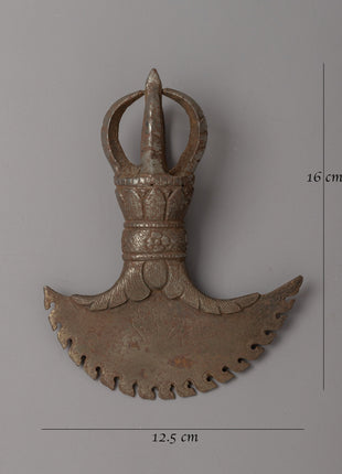 Handcarved Kartika Knife for Shrine| A Sacred Vajrayana Ceremonial Tool