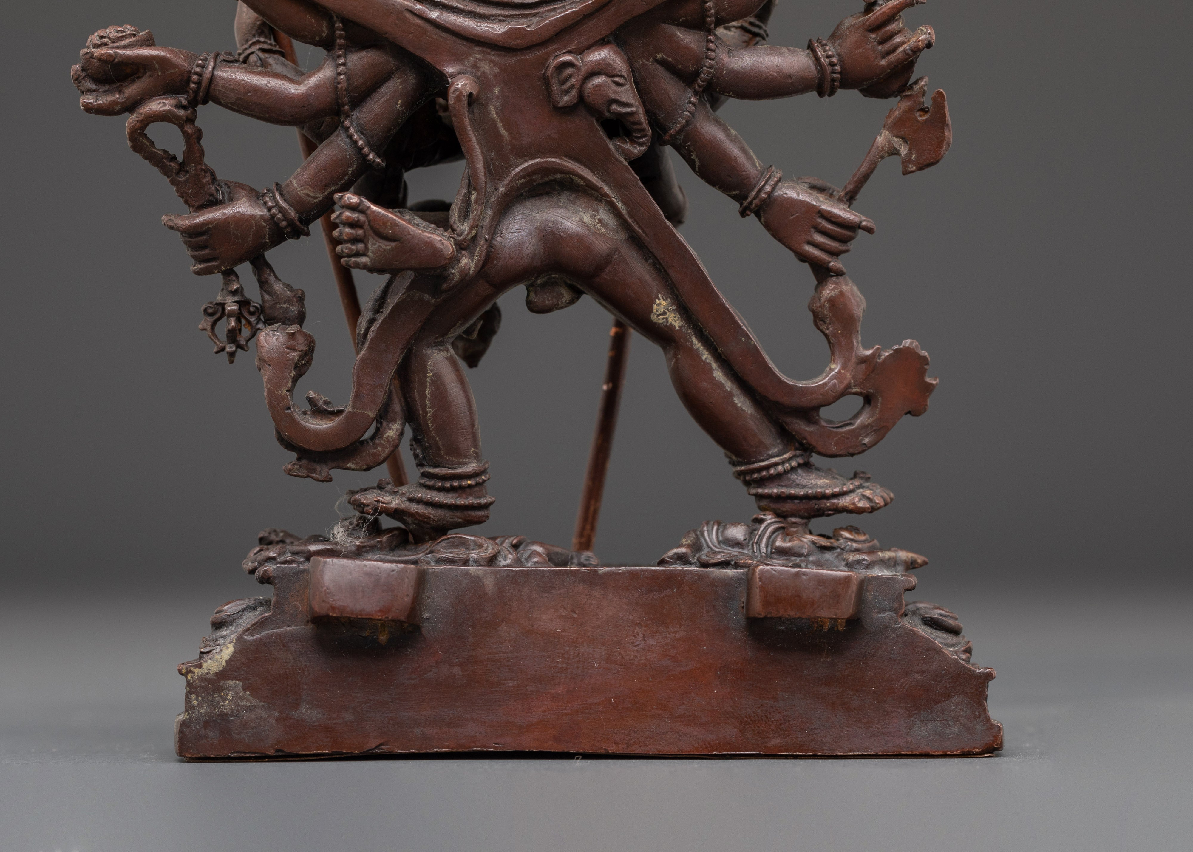 Divine Buddhist Protection Icon Chakrasambhara Statue | Buddhist Tantric Icon for Altar