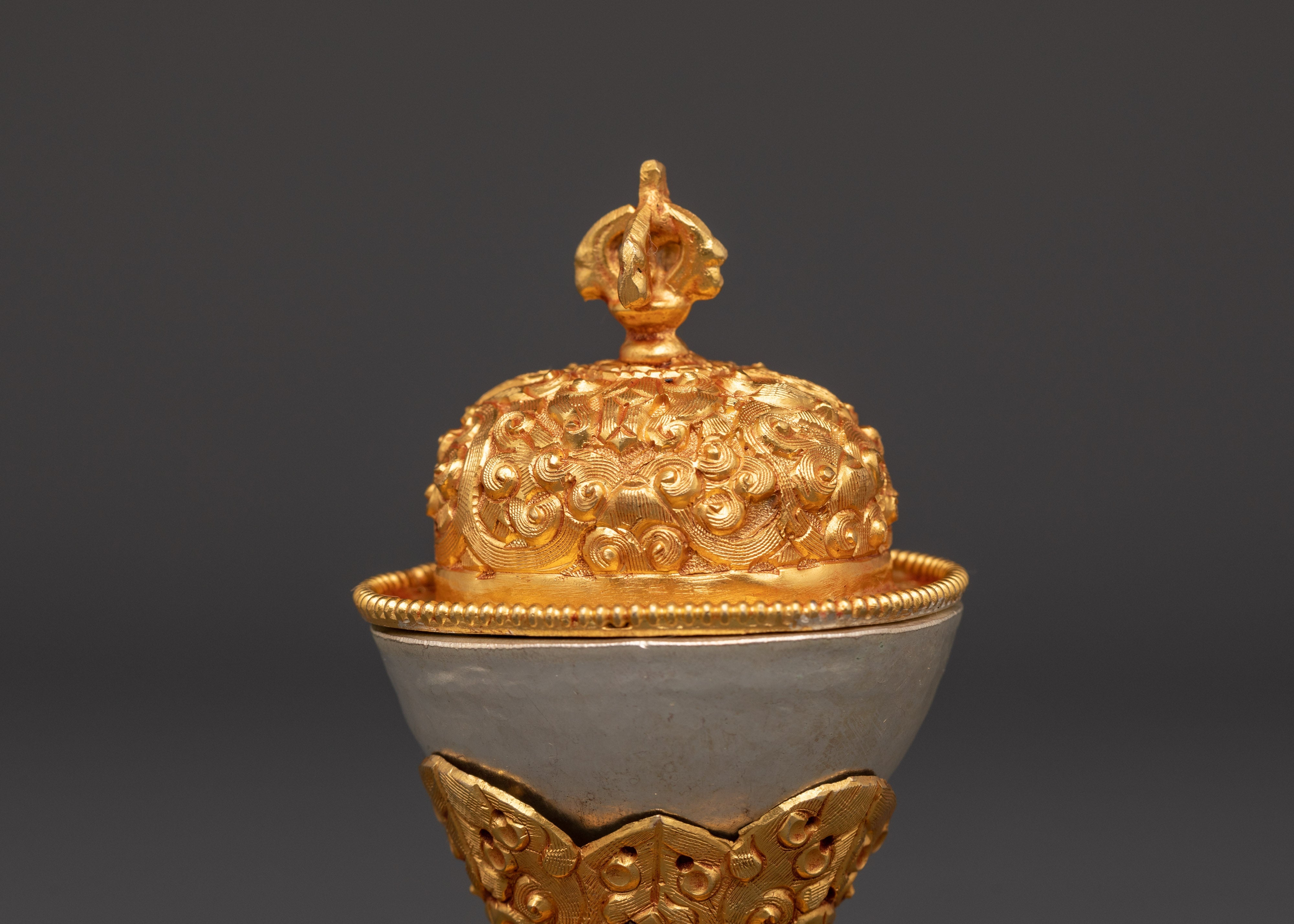 Ritualistic Skull Goblet Set | for Sacred Rituals