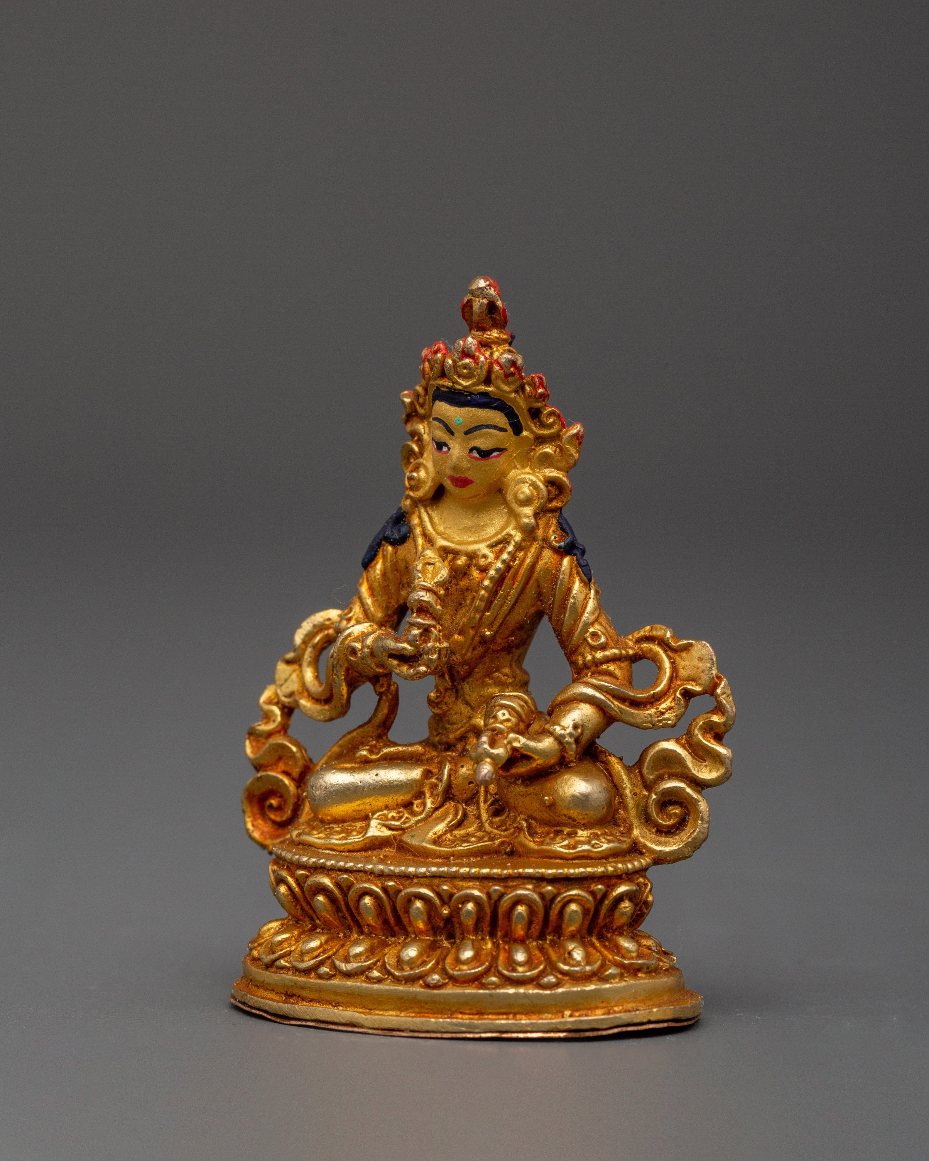 Gold Plated Doje Semba Sculpture | Tibetan Spiritual Art