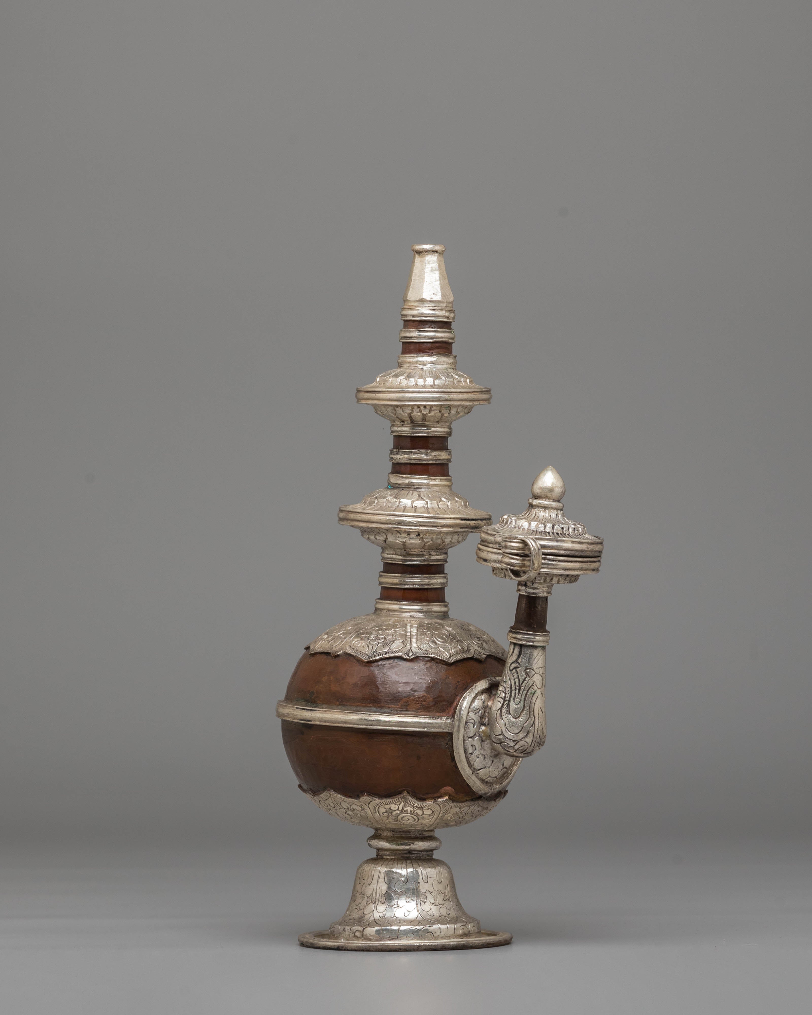 Handcrafted Buddhist Tea Pot Art | Tibetan Ritual Teapot