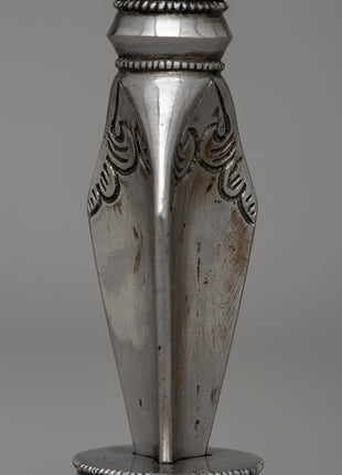 Hand-Carved Horse-Headed Iron Phurba for Ritual Practices |  Spiritual Transformation