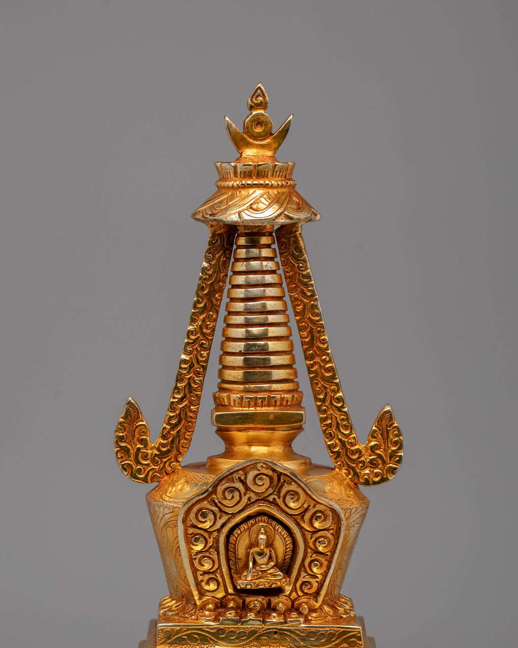 Handmade Stupa For Buddhist Monument | Tibetan Ritual Artifact