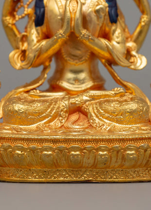 Compassion Deity Chenrezig Statue | Bodhisattva of Mercy