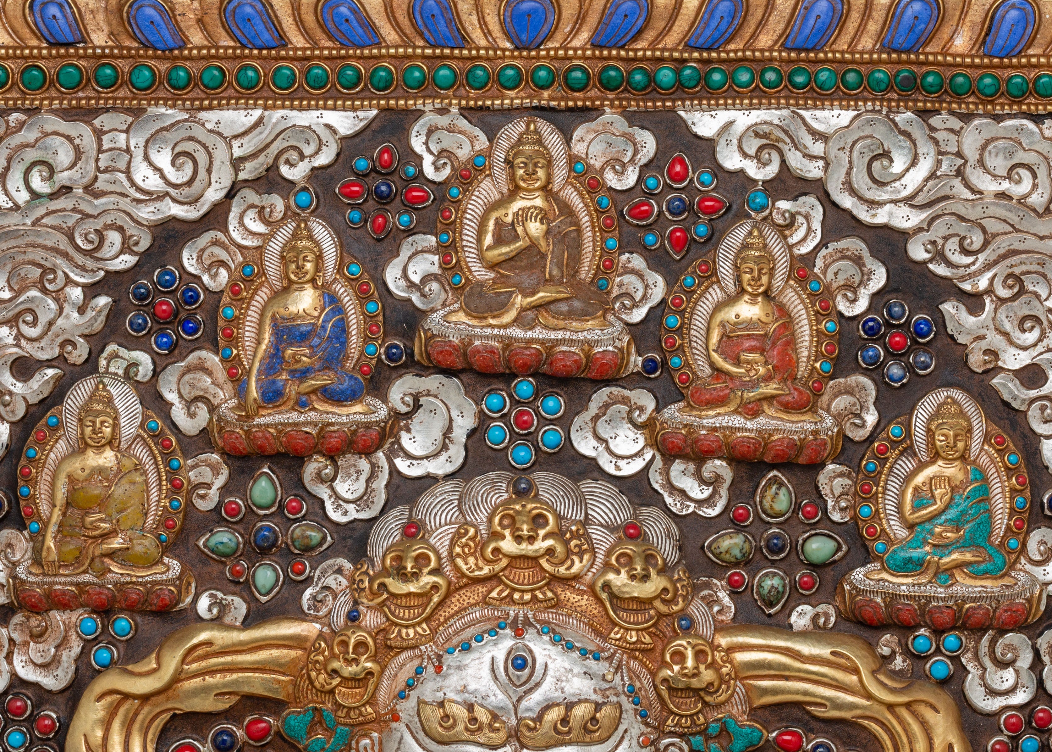Wheel Of Life Metal Thangka | A Symbol of Impermanence and Spiritual Awakening