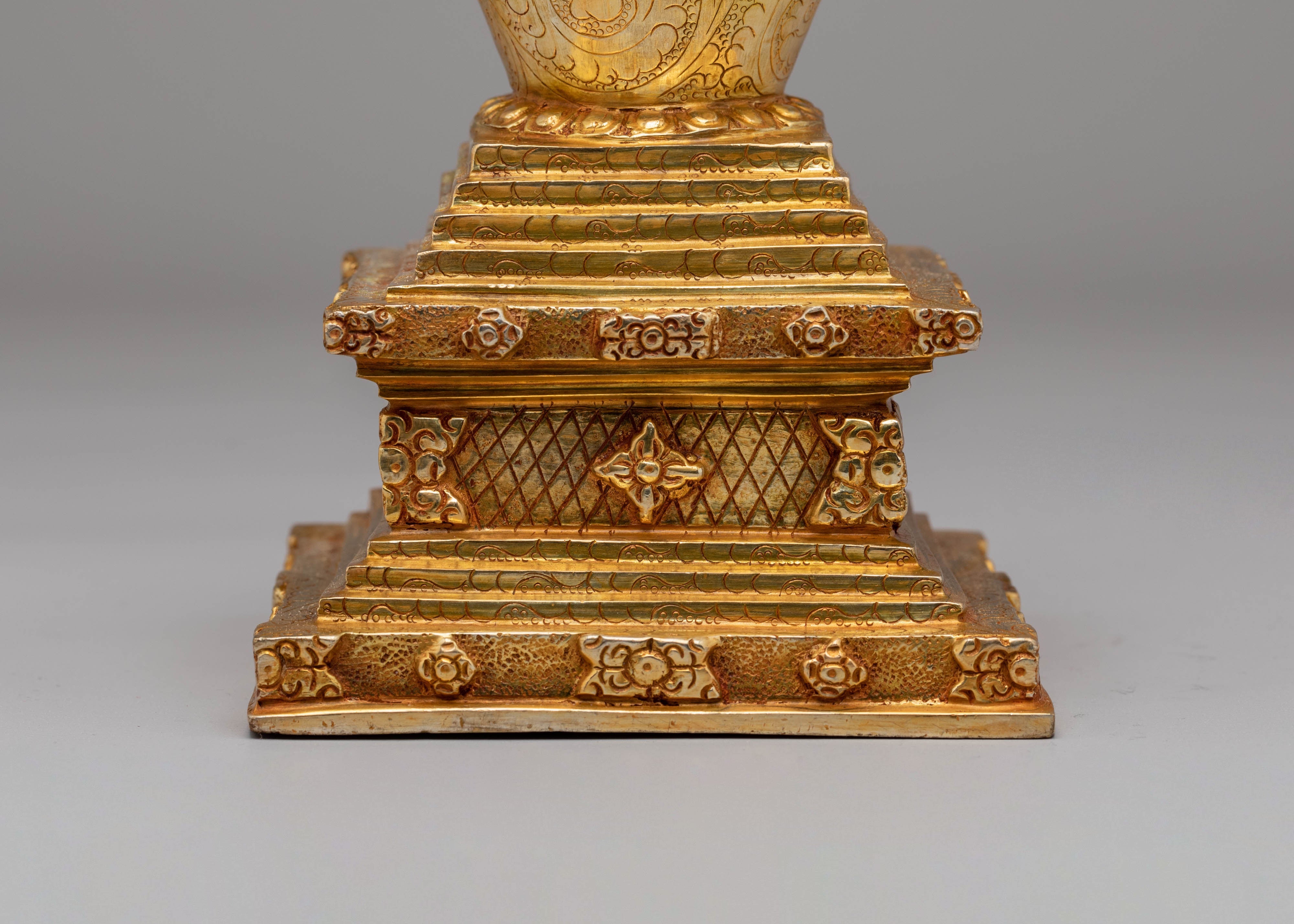 Decorative Tibetan Buddhist Stupa | Spiritual Symbol of Enlightenment