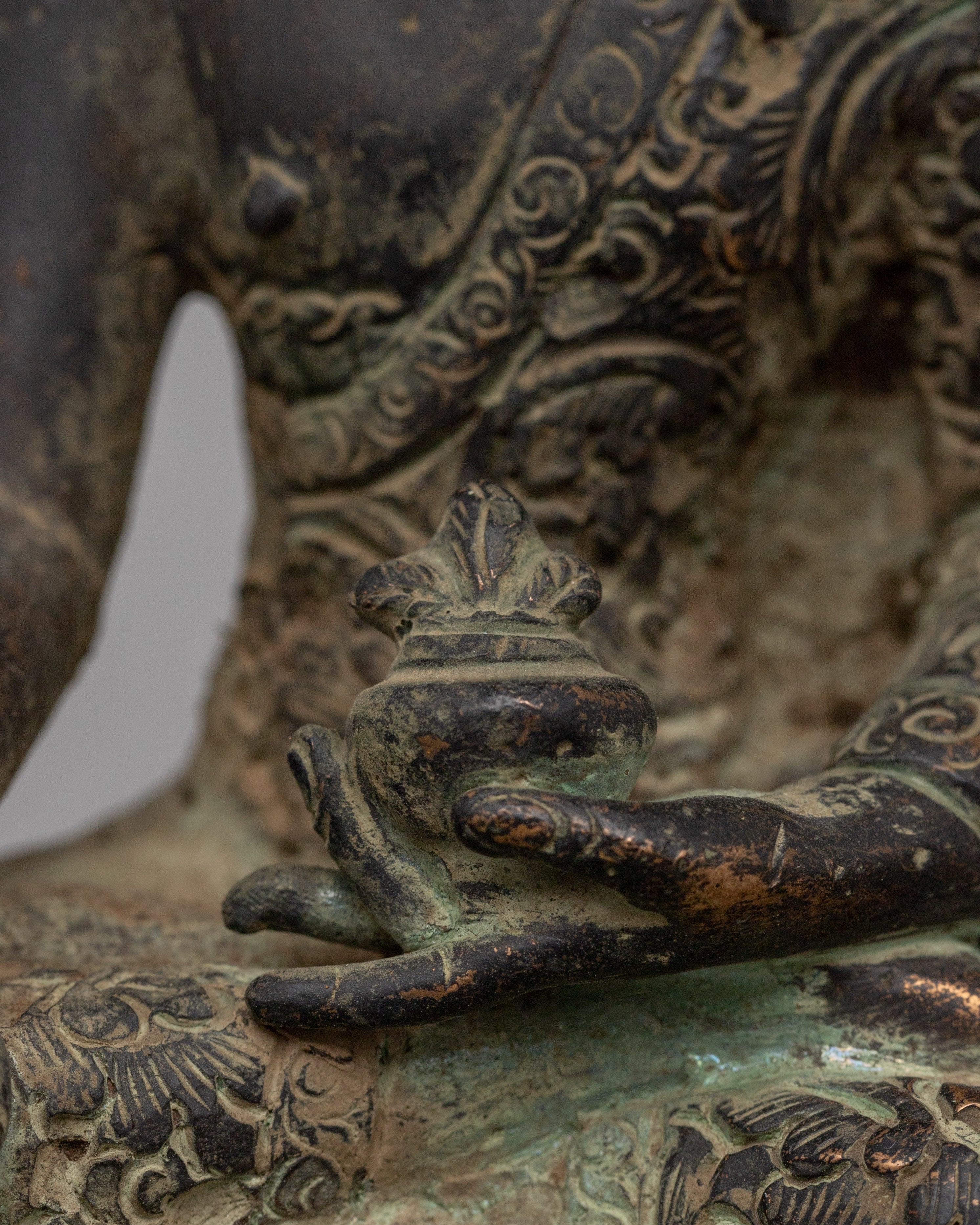 Shakyamuni Buddha Enlightened Master Copper Statue