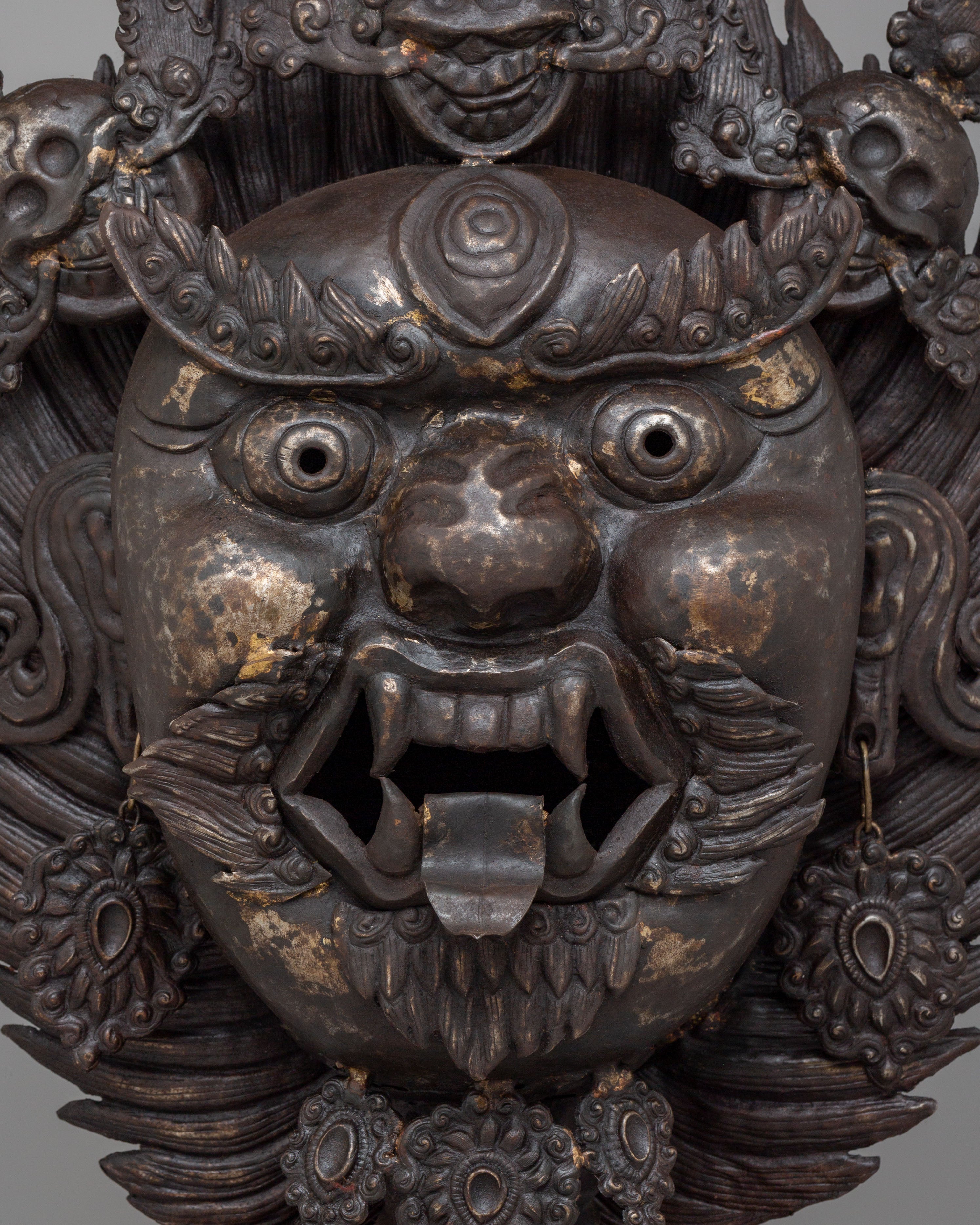 Traditional Bhairava Mask | Tibetan Protector Deity