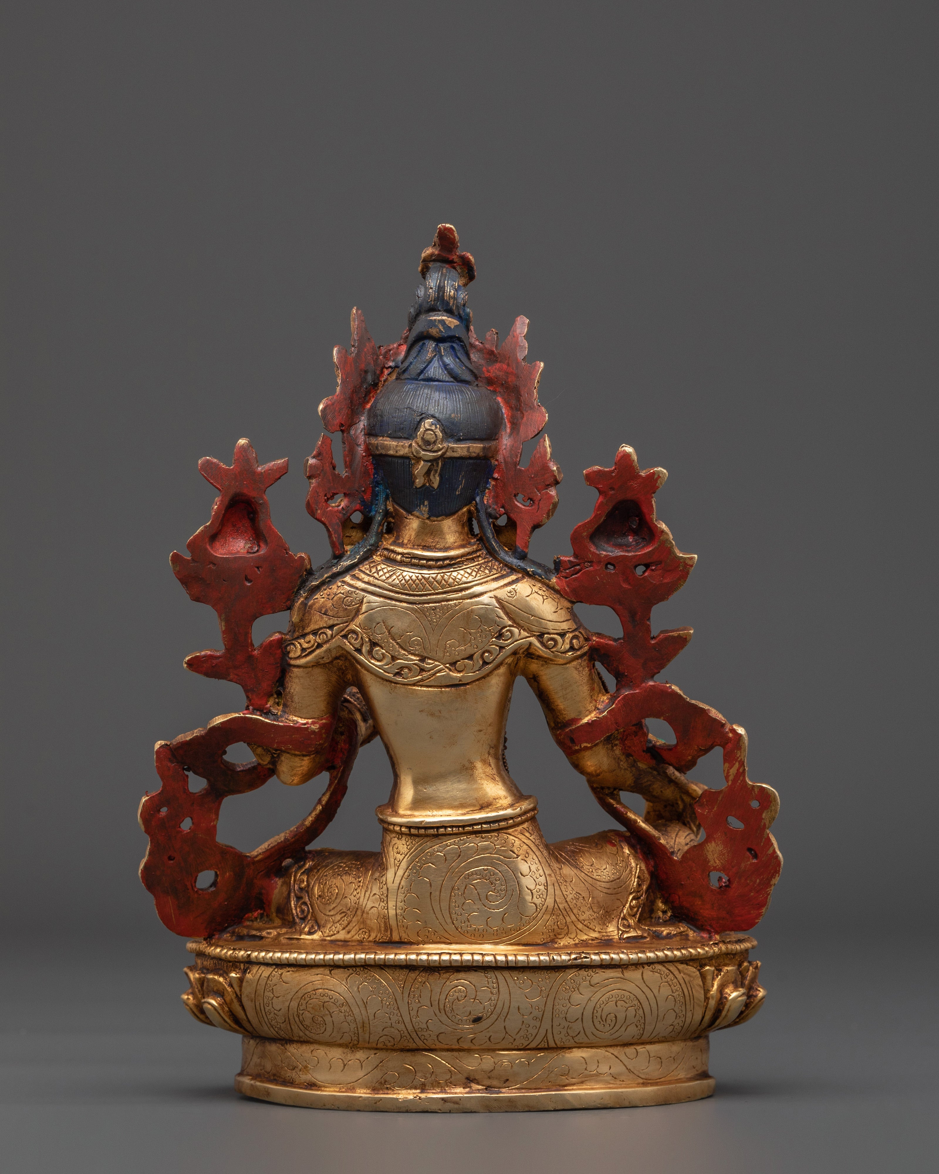 Crystal Green Tara Statue | Buddhist Goddess of Compassion