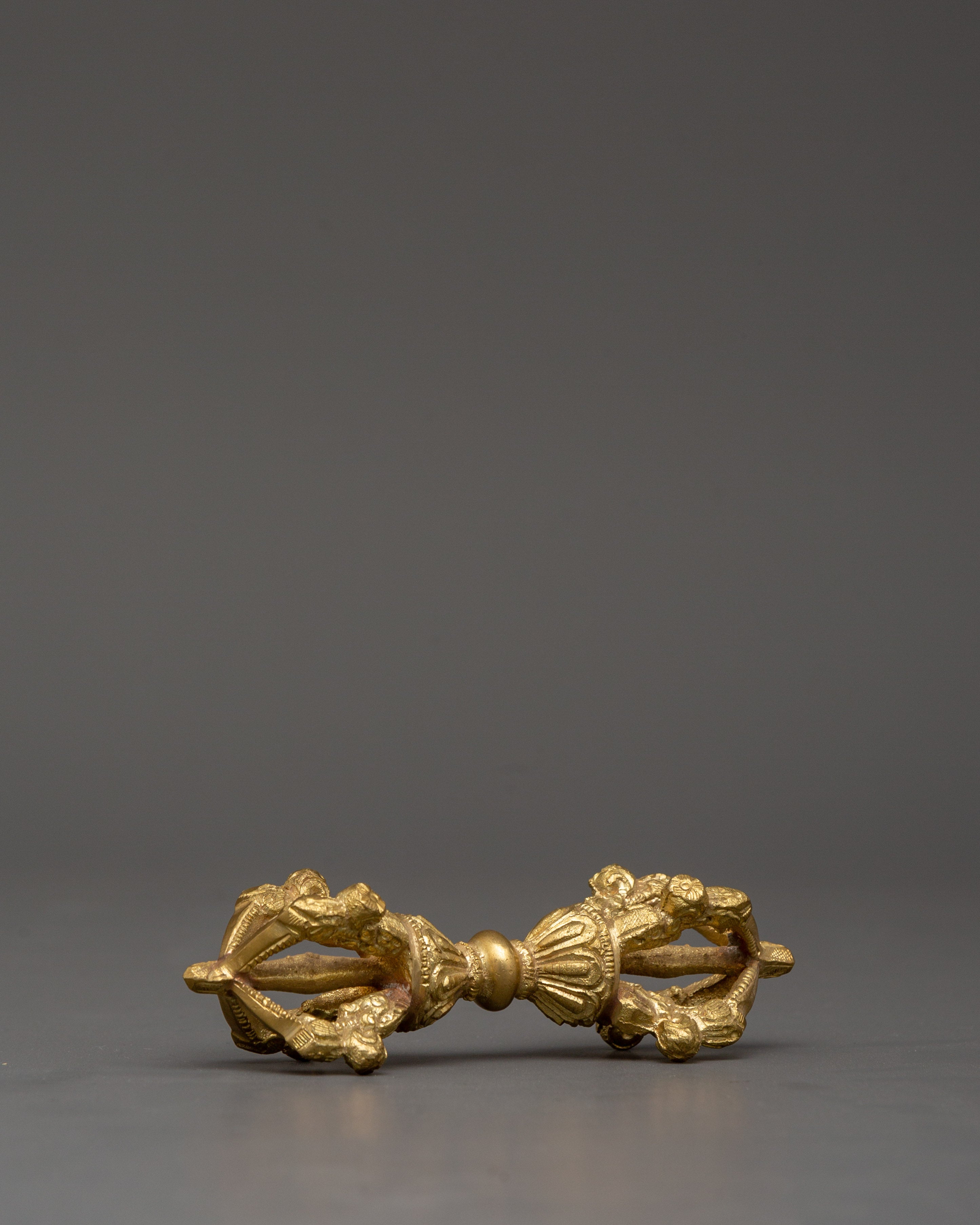 Sacred Tibetan Meditation Bell and Vajra Set | Brass and Bronze Bell for Rituals