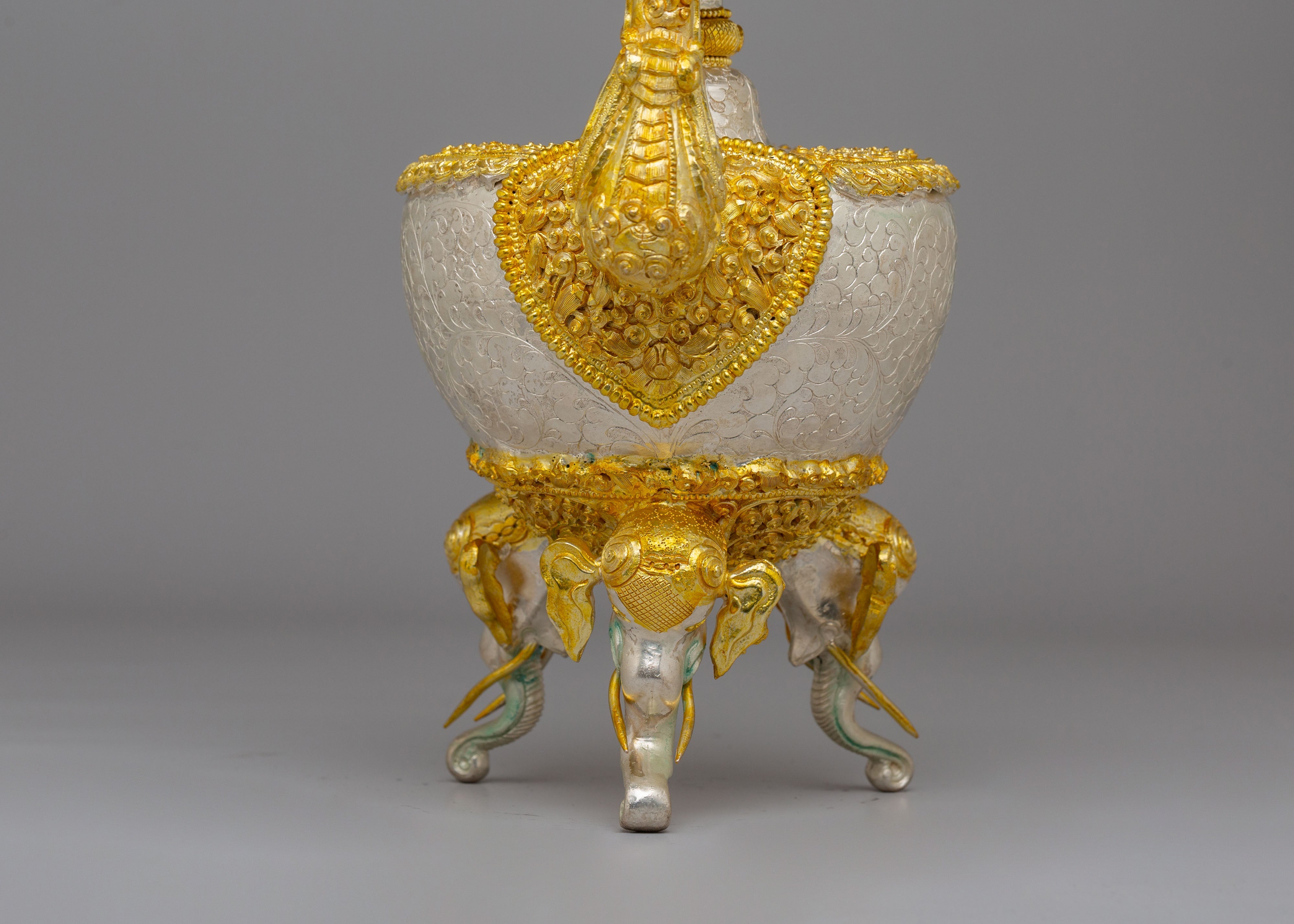 Buddhist Altar Ritual Bhumba | Sacred Vessel for Puja & Offerings