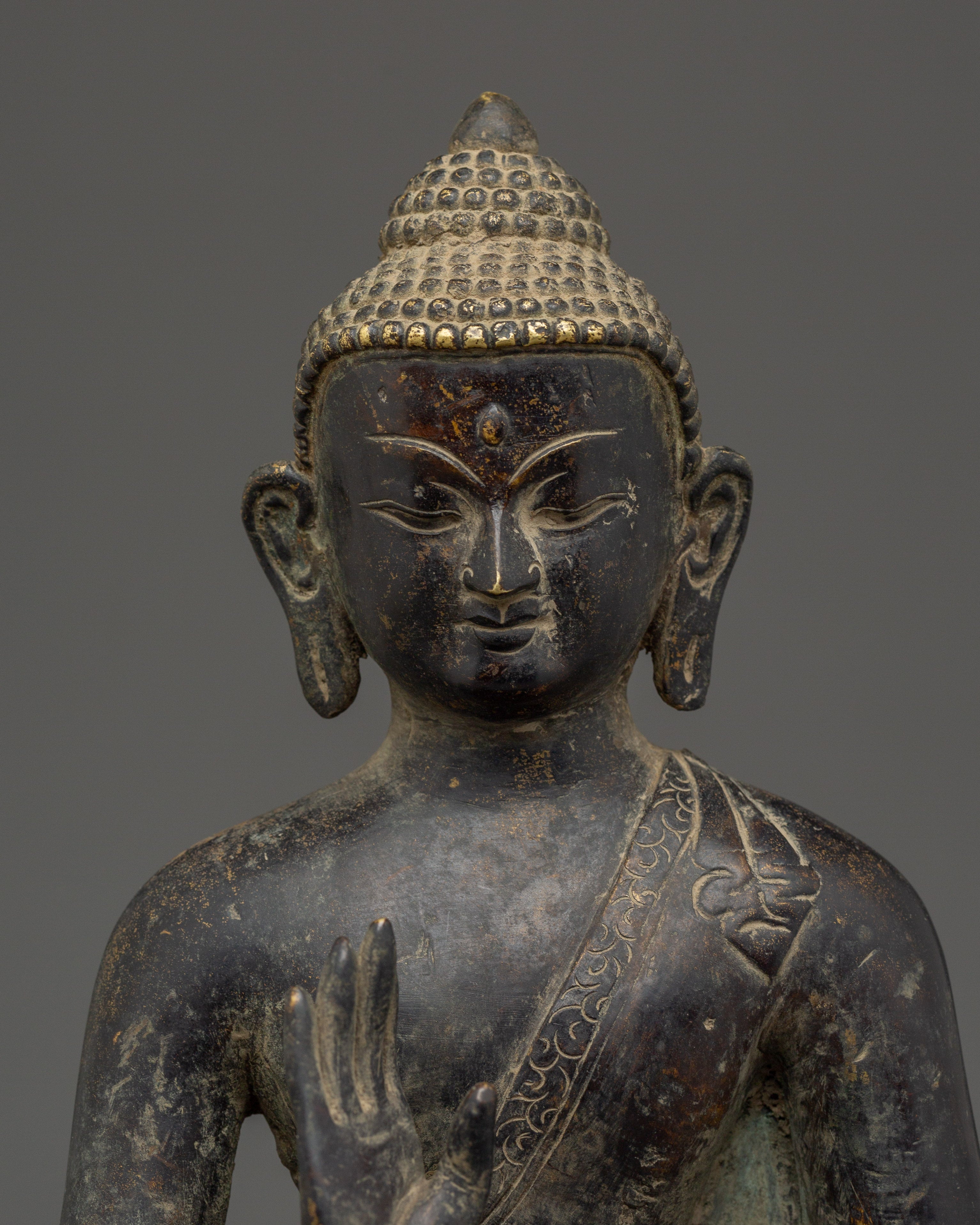 Amogasiddhi Buddha Statue | Fearlessness and Wisdom