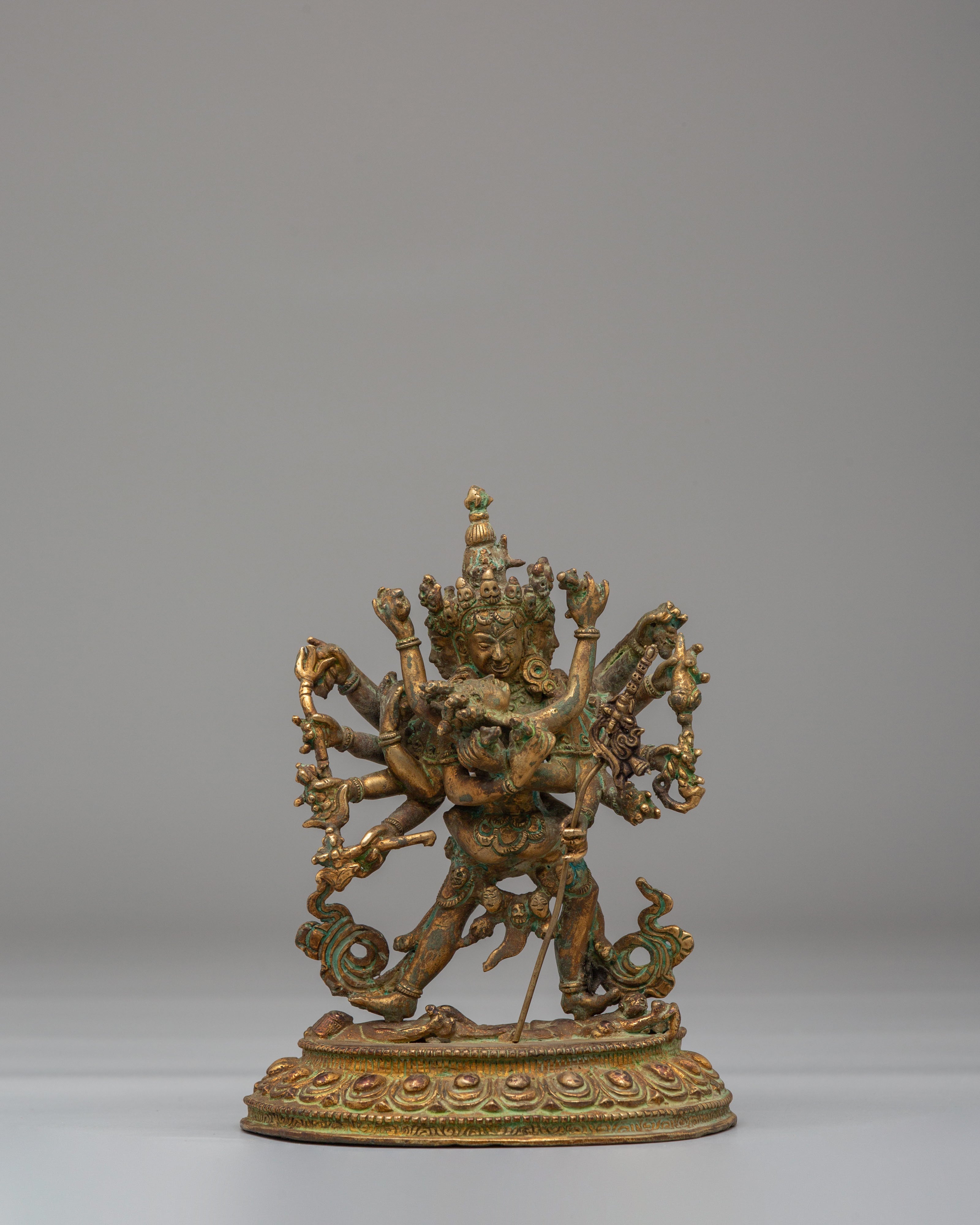 Handcrafted Chakrasamvara Figurine | Vajrayana Deity