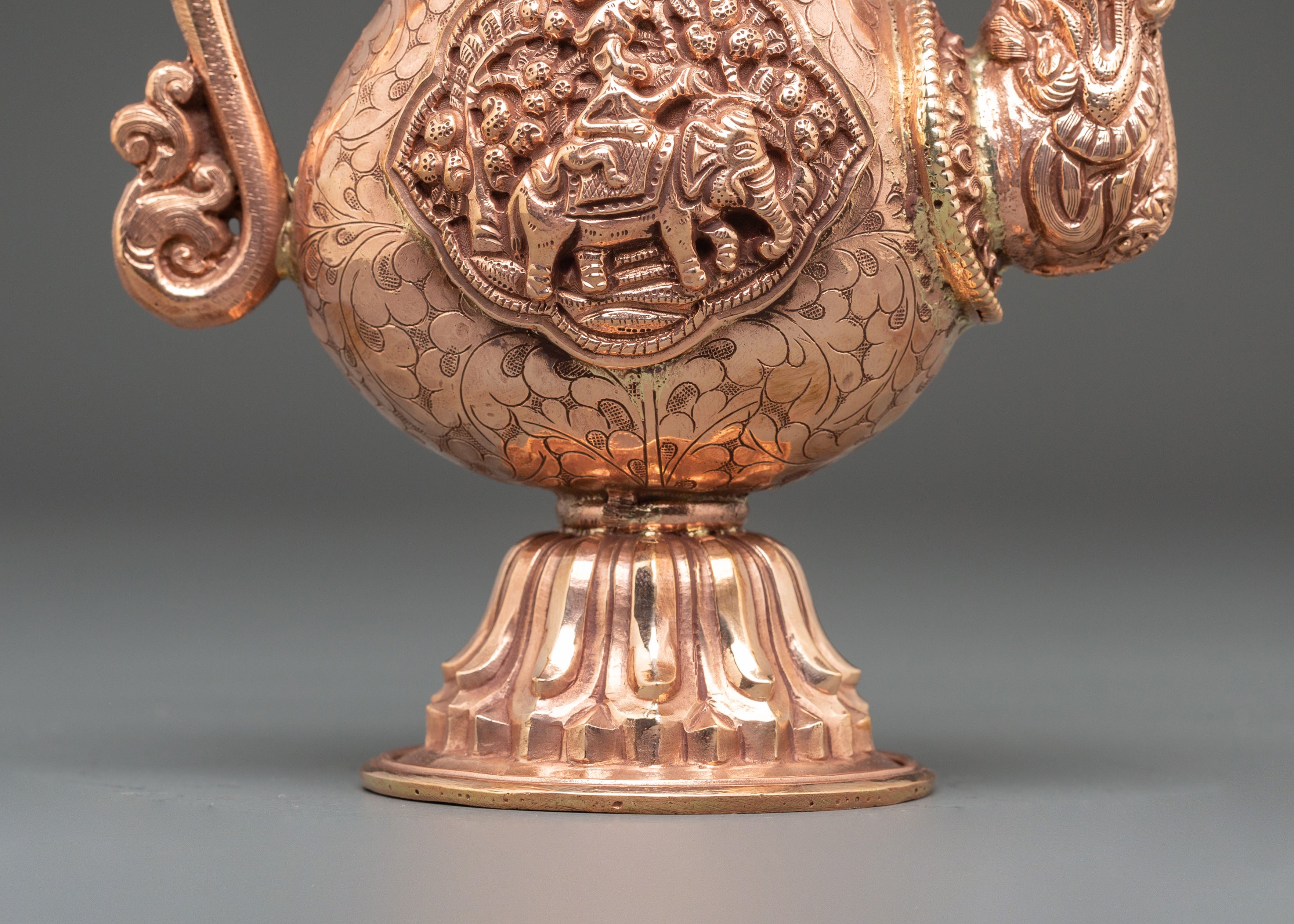 Handmade Copper Bhumba | Tibetan Buddhist Ritual Vase