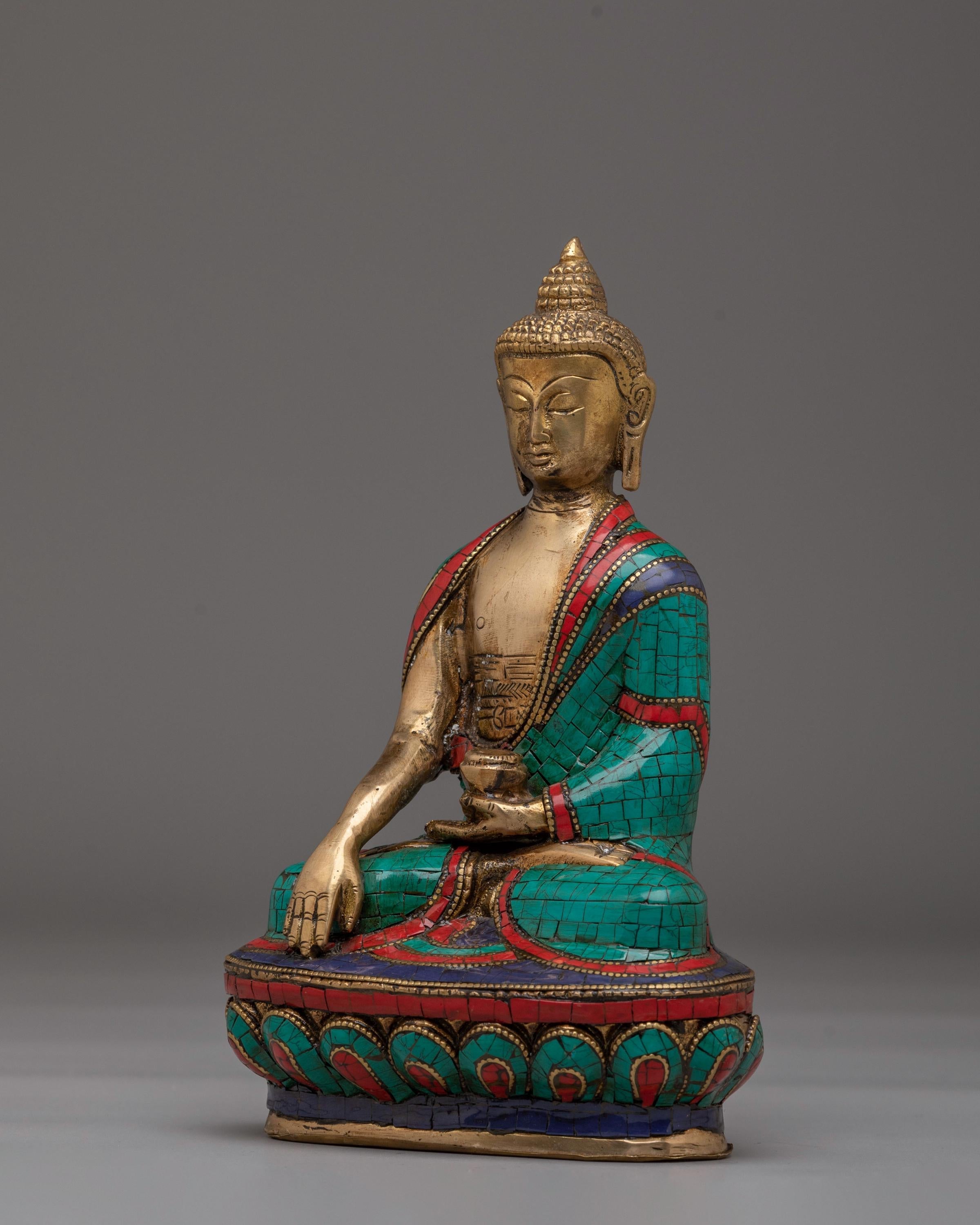 Handmade Medicine Buddha Statue | Healing Deity Medicine Buddha