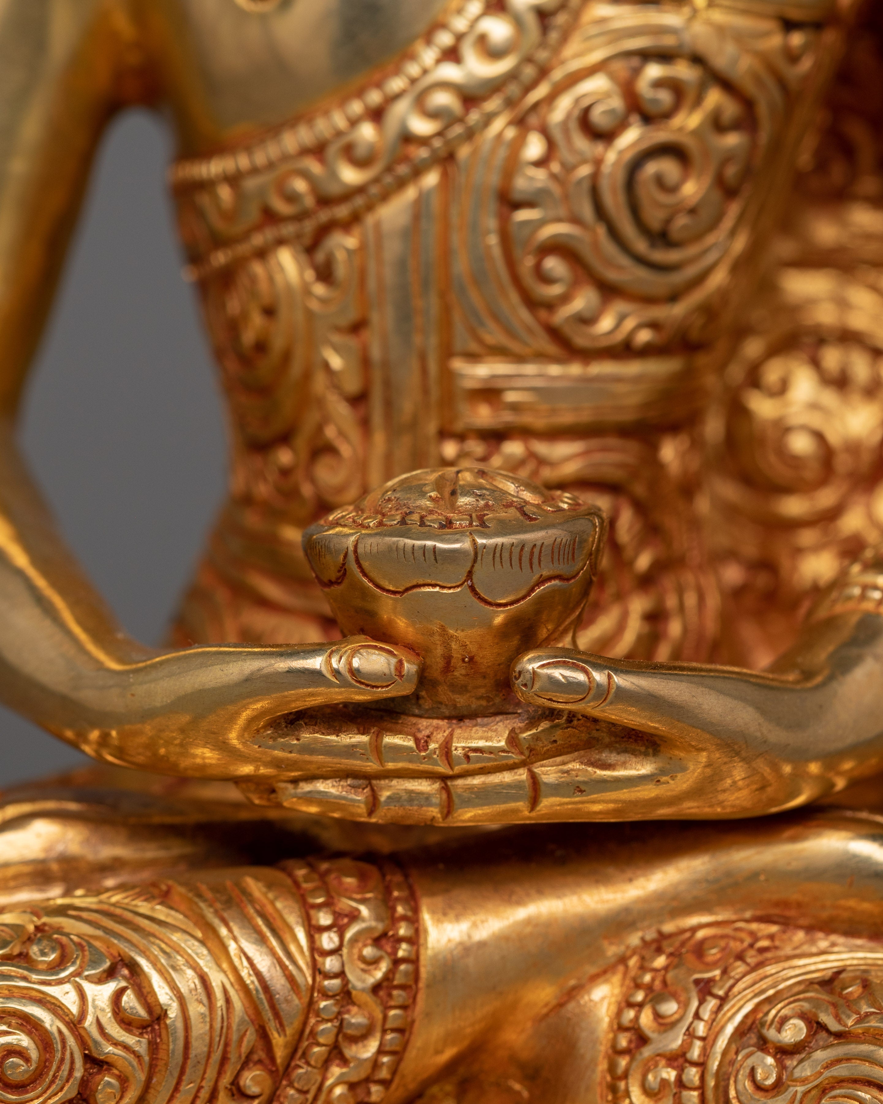 Handcrafted Statue of Buddha Amitabha | Buddha of Infinite Light and Spiritual Awakening