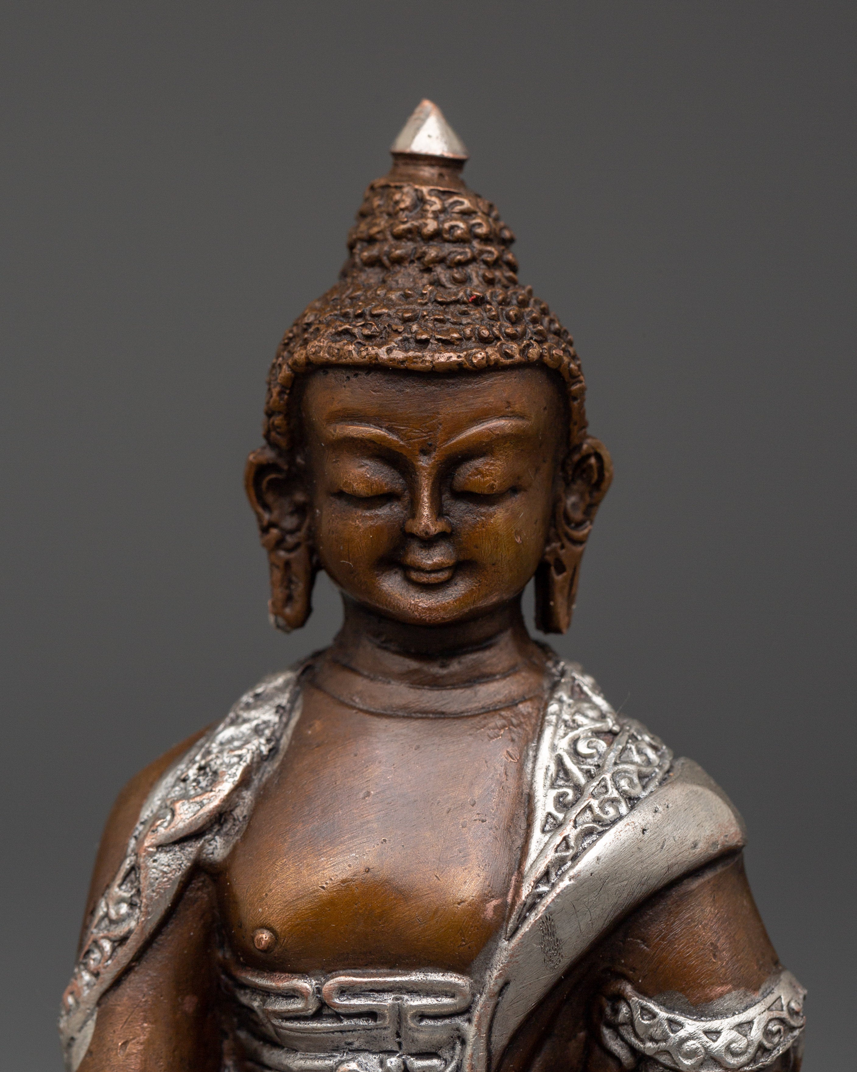 Oxidized Shakyamuni Sculpture | Home Decor