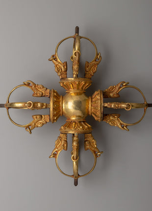 Handcrafted Gold-Plated Bishwa Vajra