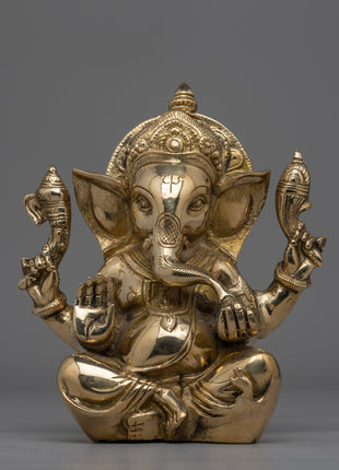Elegant Ganpati Sculpture for Spiritual Decor and Blessings