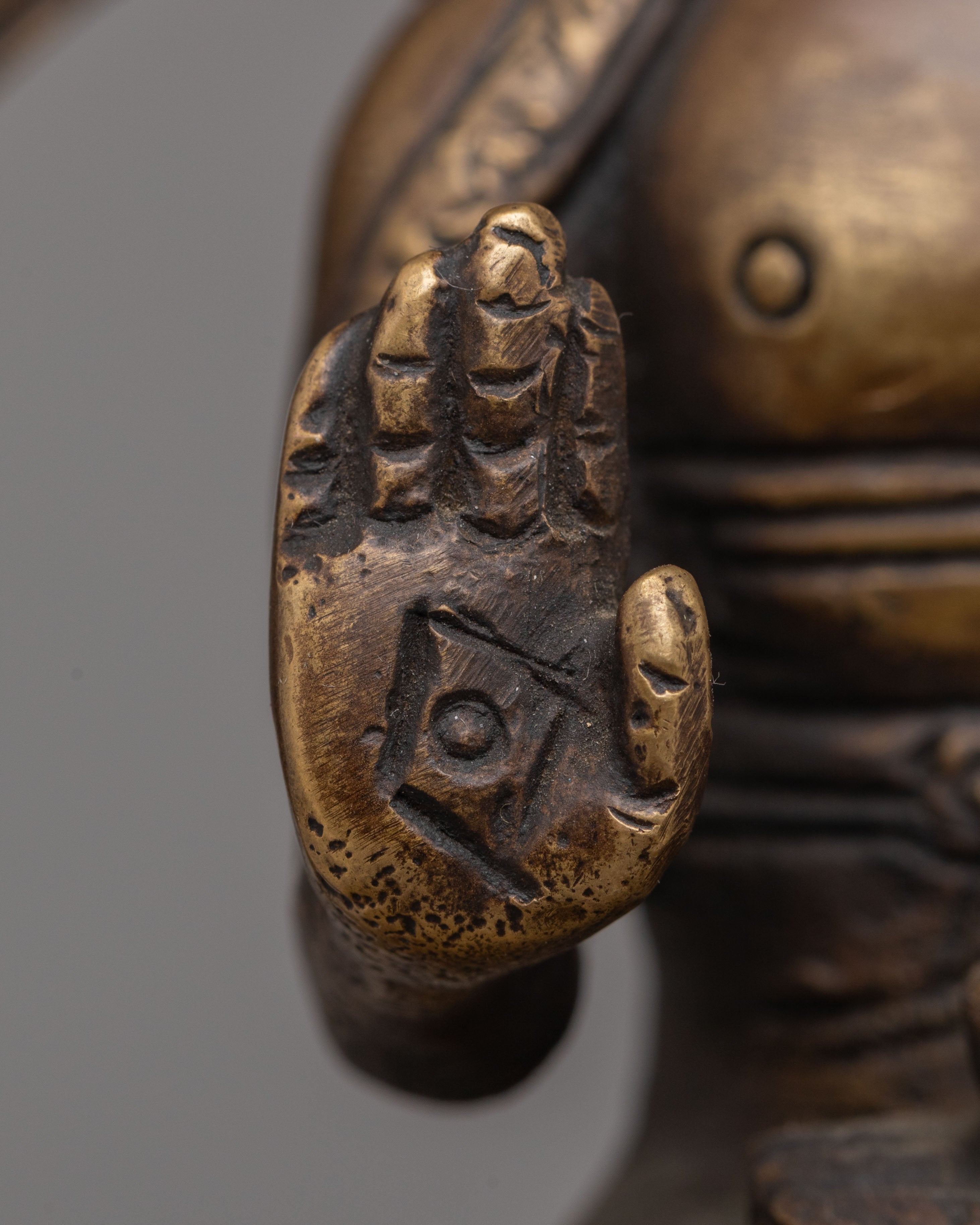 Amogasiddhi Buddha Meditation Statue | A Symbol of Fearlessness & Spiritual Strength