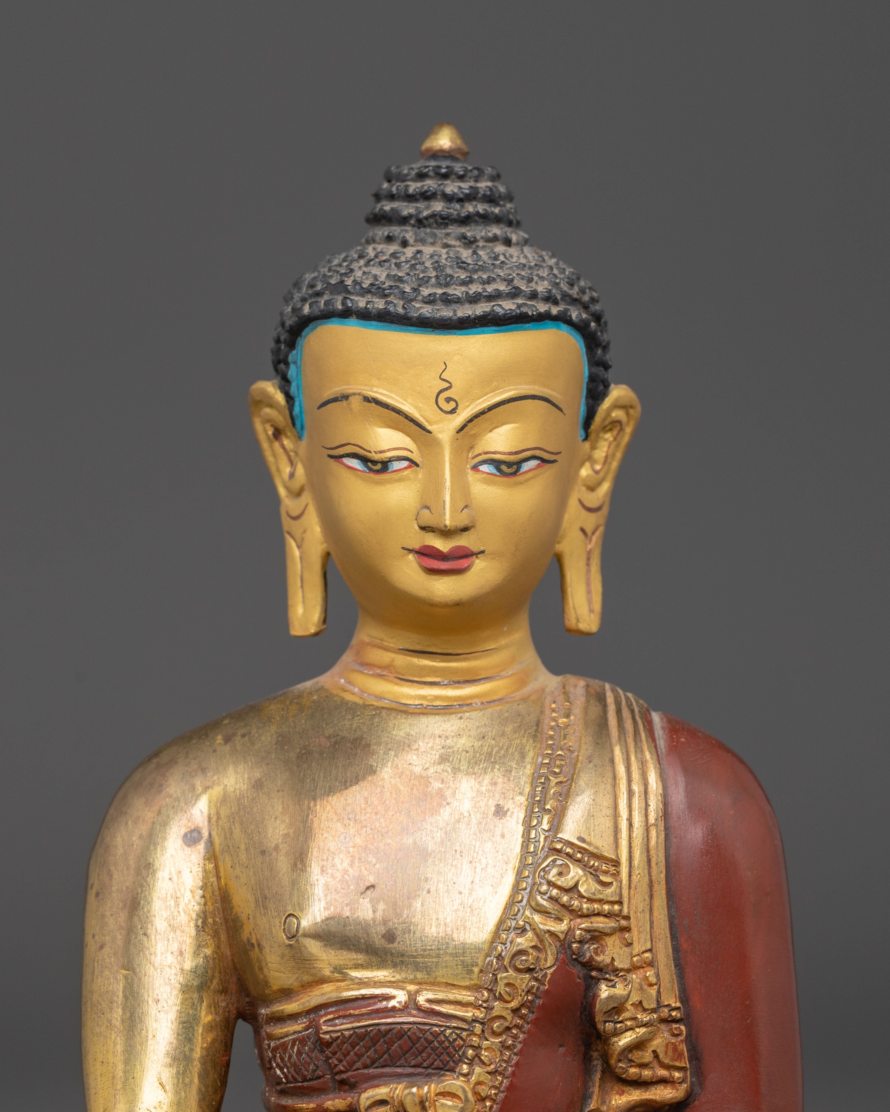Handcrafted Figurine of Shakyamuni Buddha | Buddha of Wisdom and Compassion