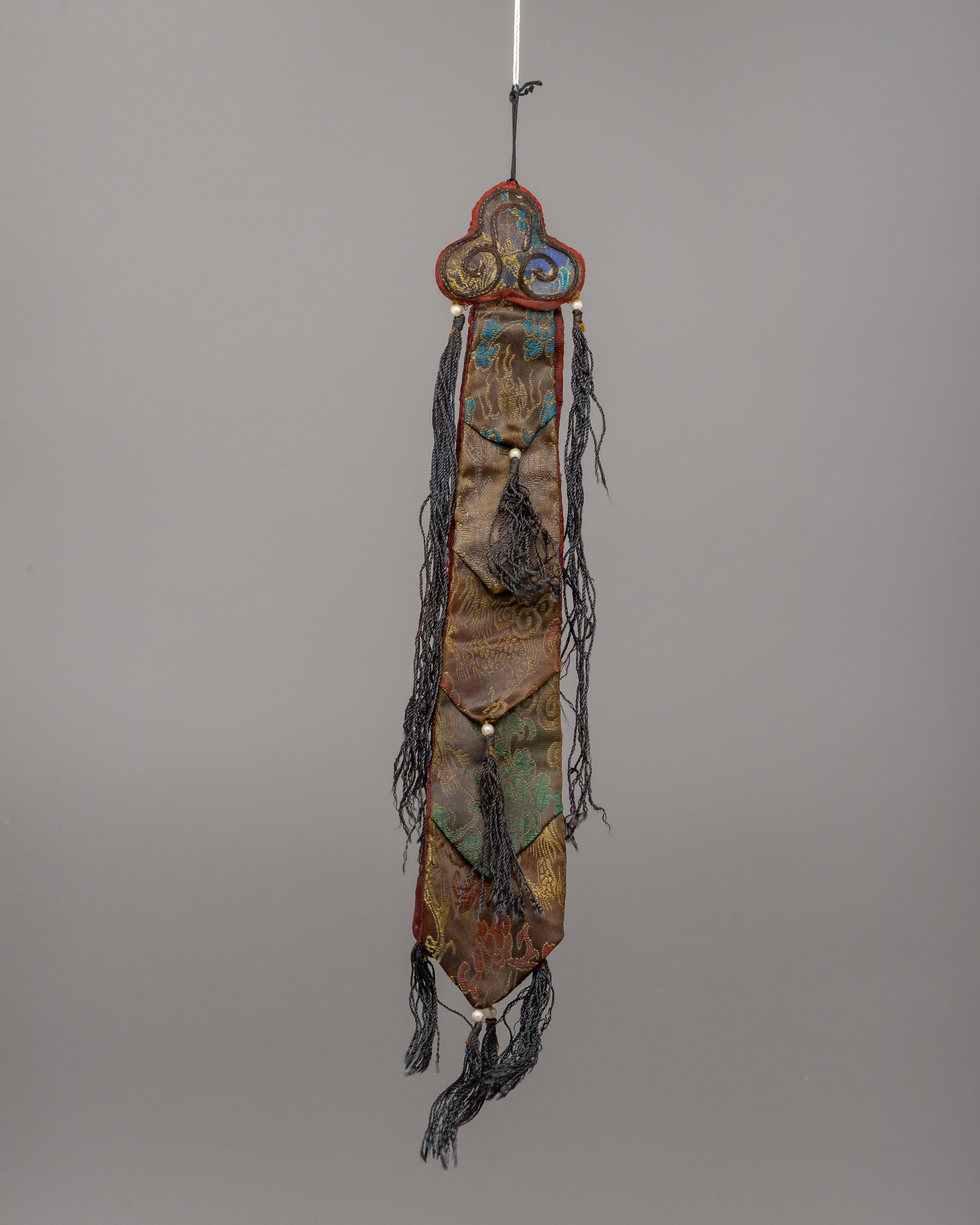 Tibetan Crystal Quartz Damaru | Silver Damaru for Meditation and Rituals