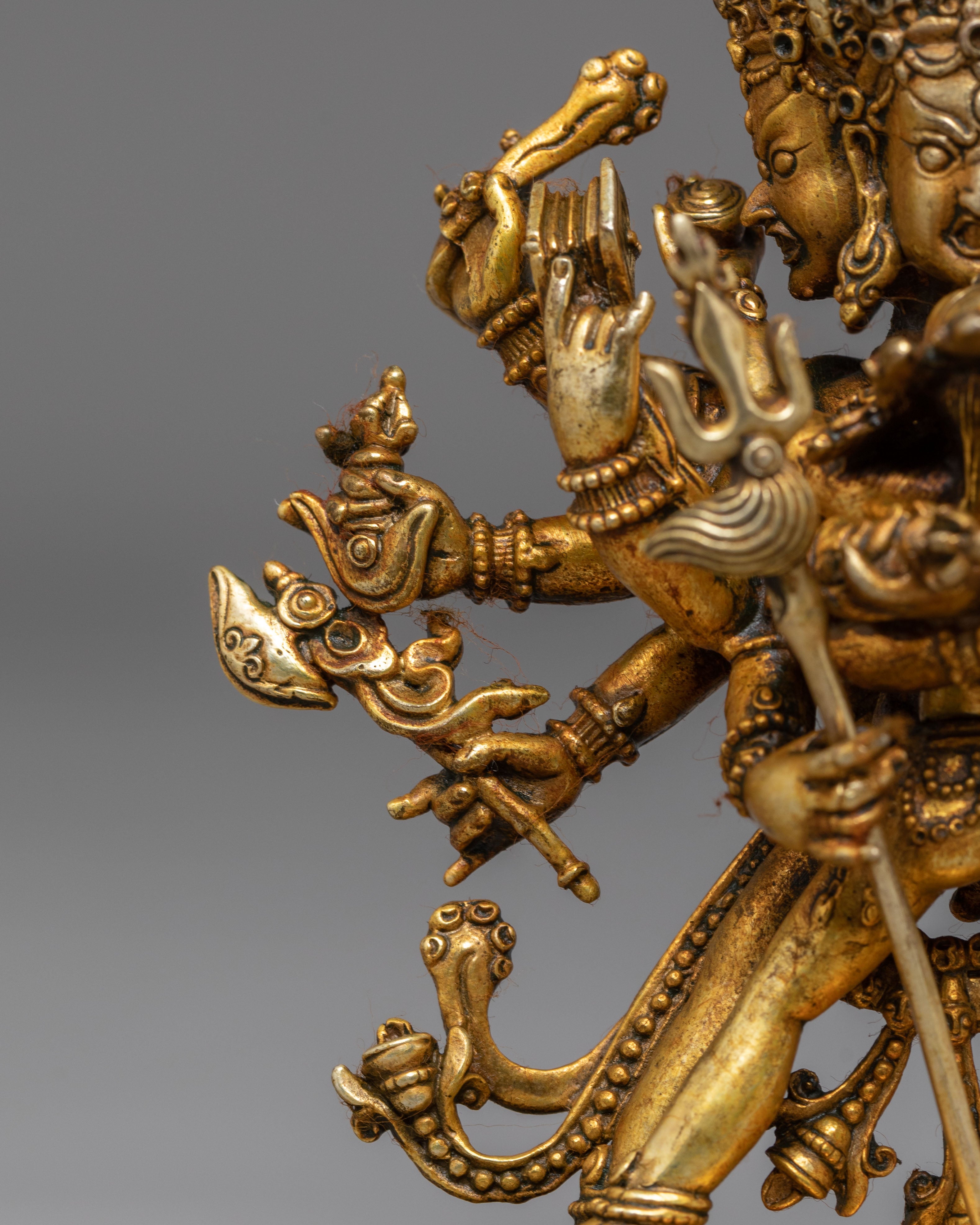 Statue of Tantric Deity Chakrasambhara | Handmade Buddhist Sculpture