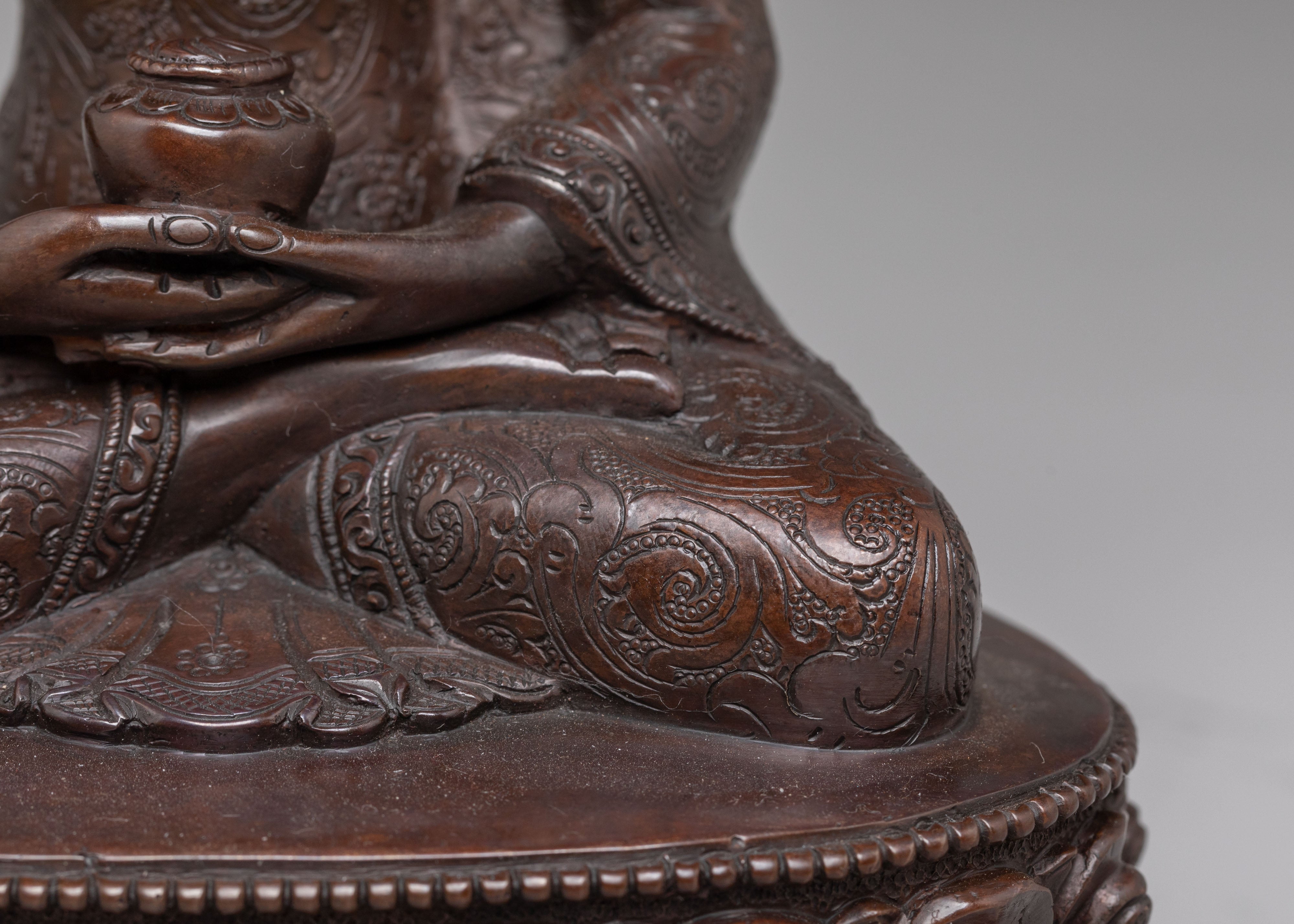 Amitabha Buddha Sculpture for Spirituality | Handmade in Nepal