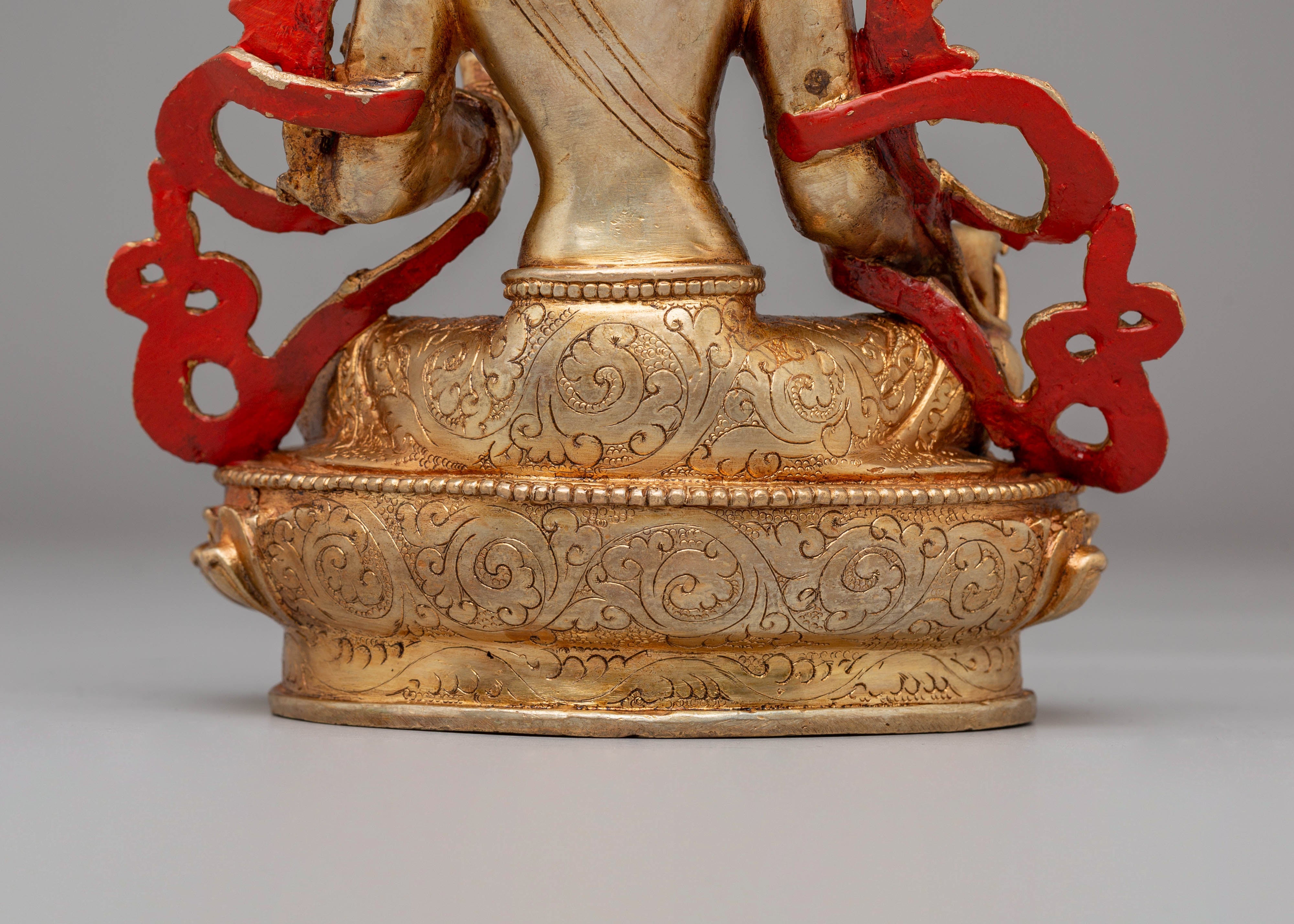 Handmade Shyama Tara Statue of Compassion | Green Tara Sculpture