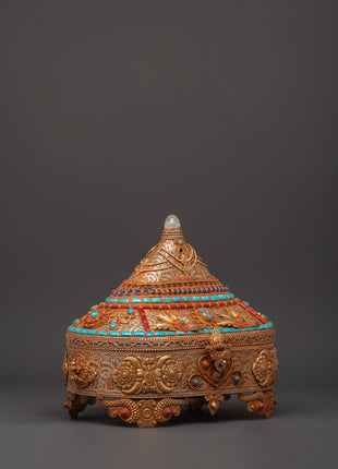Copper & Gold-Plated Treasure Box | Handcrafted Keepsake Storage