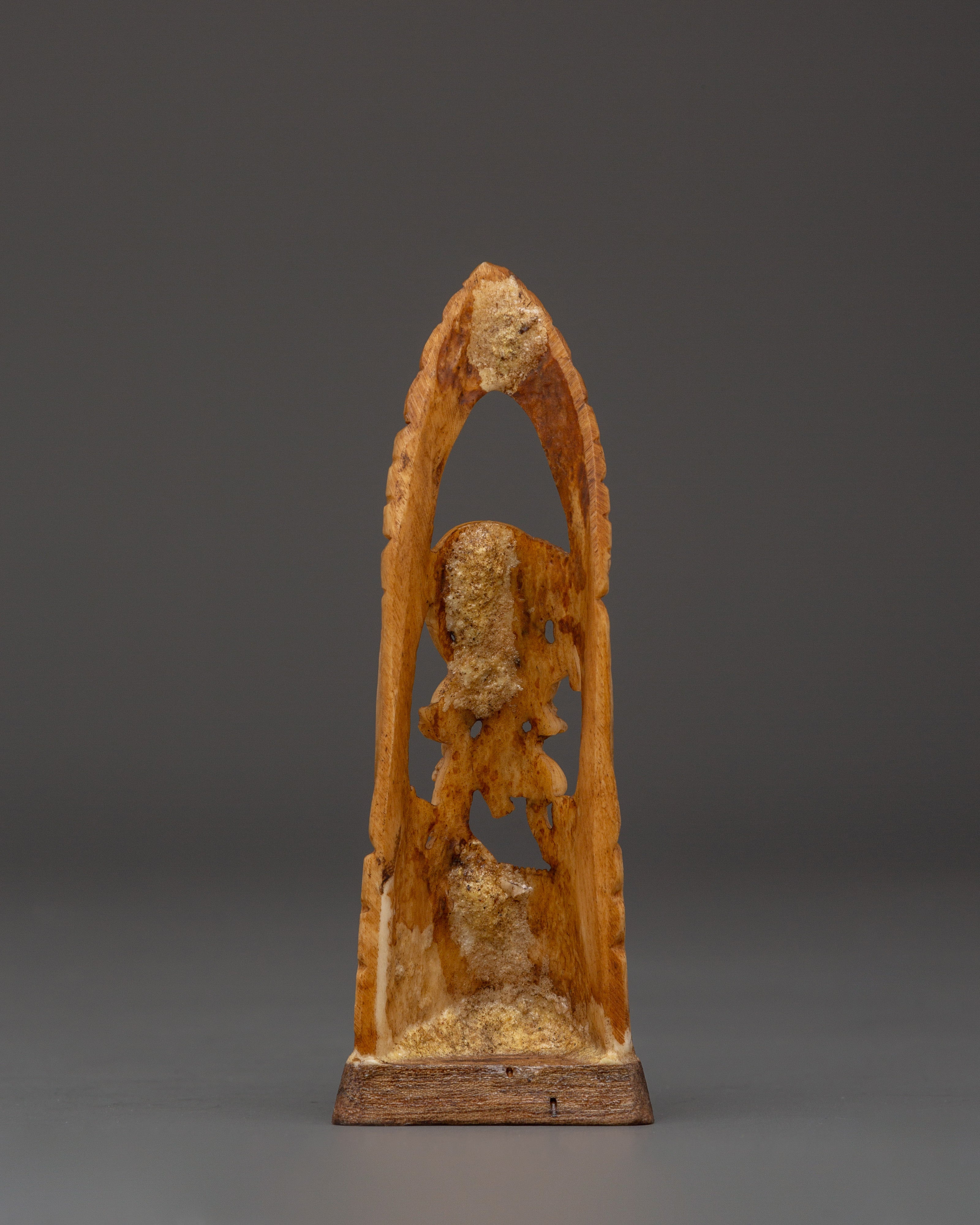 Yamantaka Tantric Figure | Hand-Carved Yak Bone