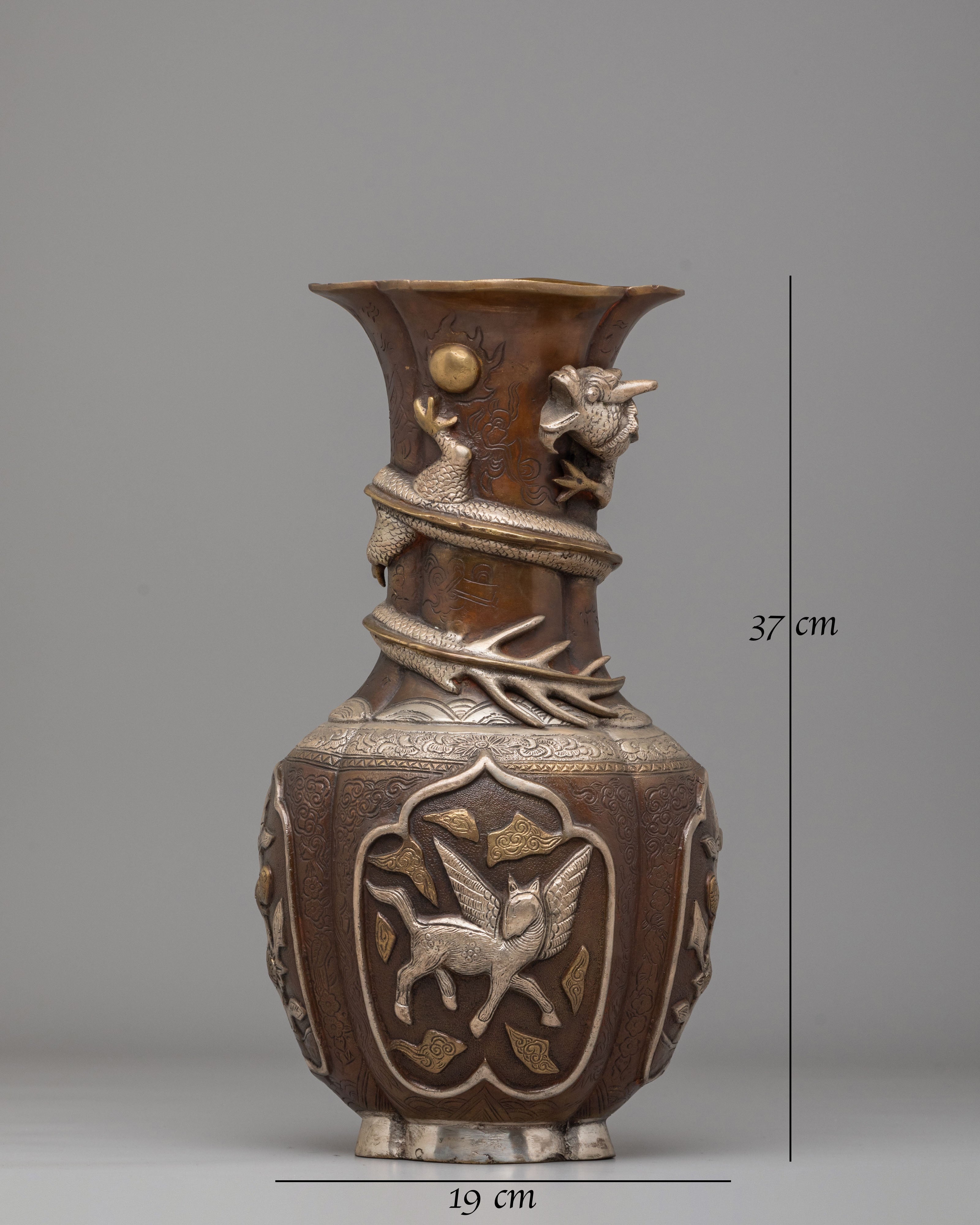 Sacred Handcrafted Flower Vase | Symbol of Love and Devotion