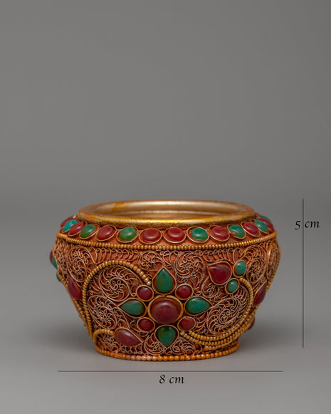 Golpa Spiritual Offering Bowl | Buddhist Religious Home Decor