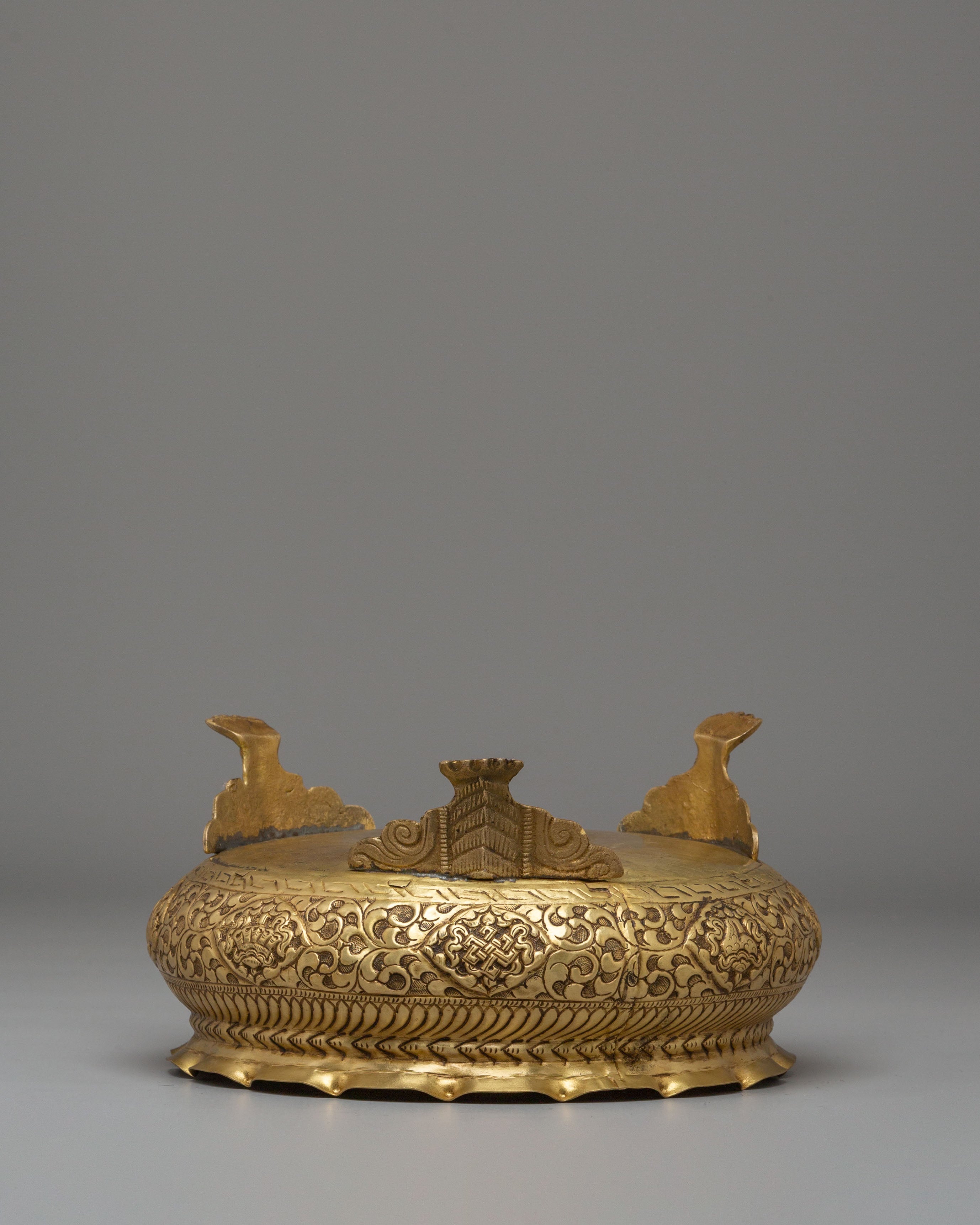 Handmade Tibetan Khadkula | Himalayan Buddhist Altar Decor