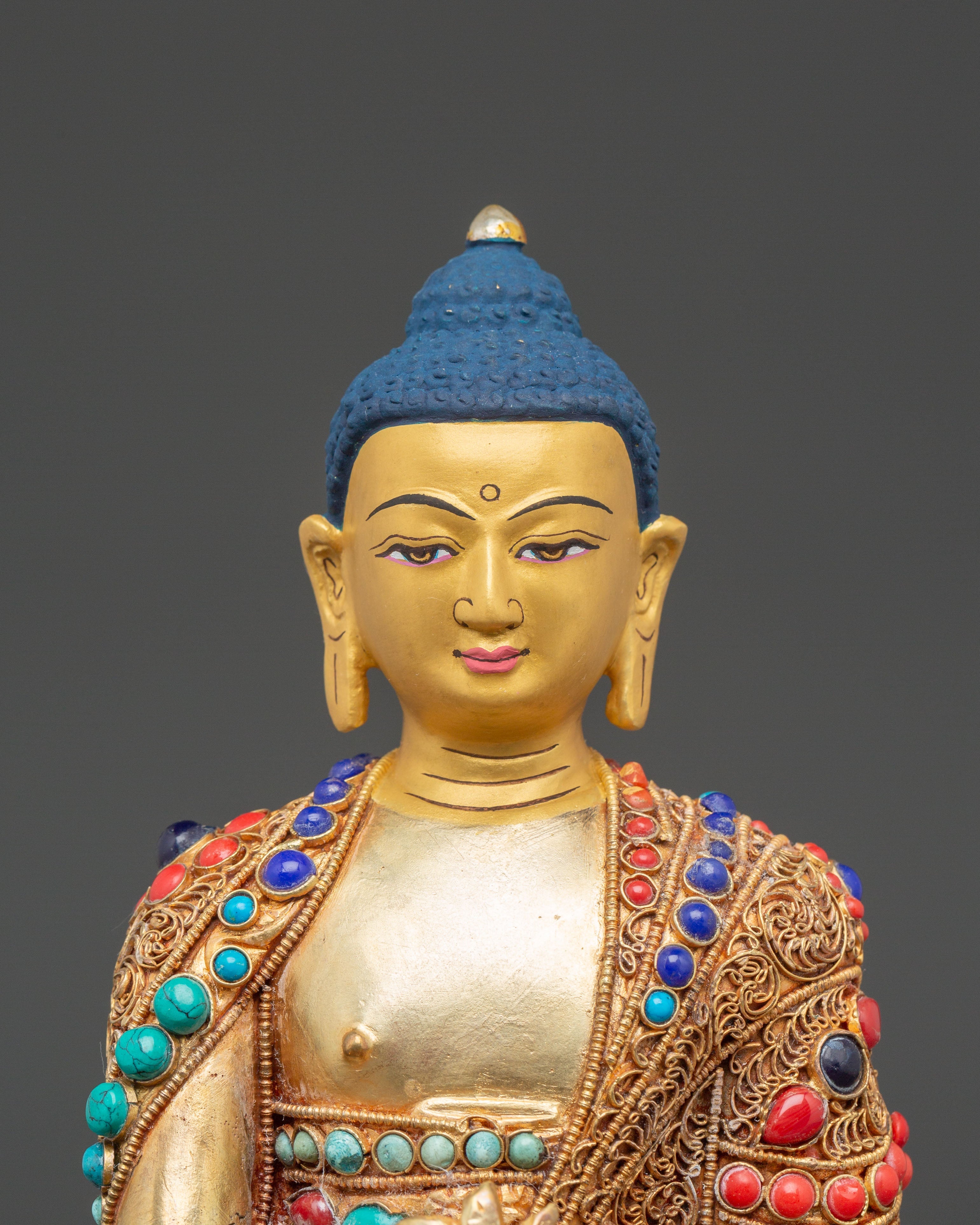 Tibetan Medicine Buddha Figurine | Healing Deity